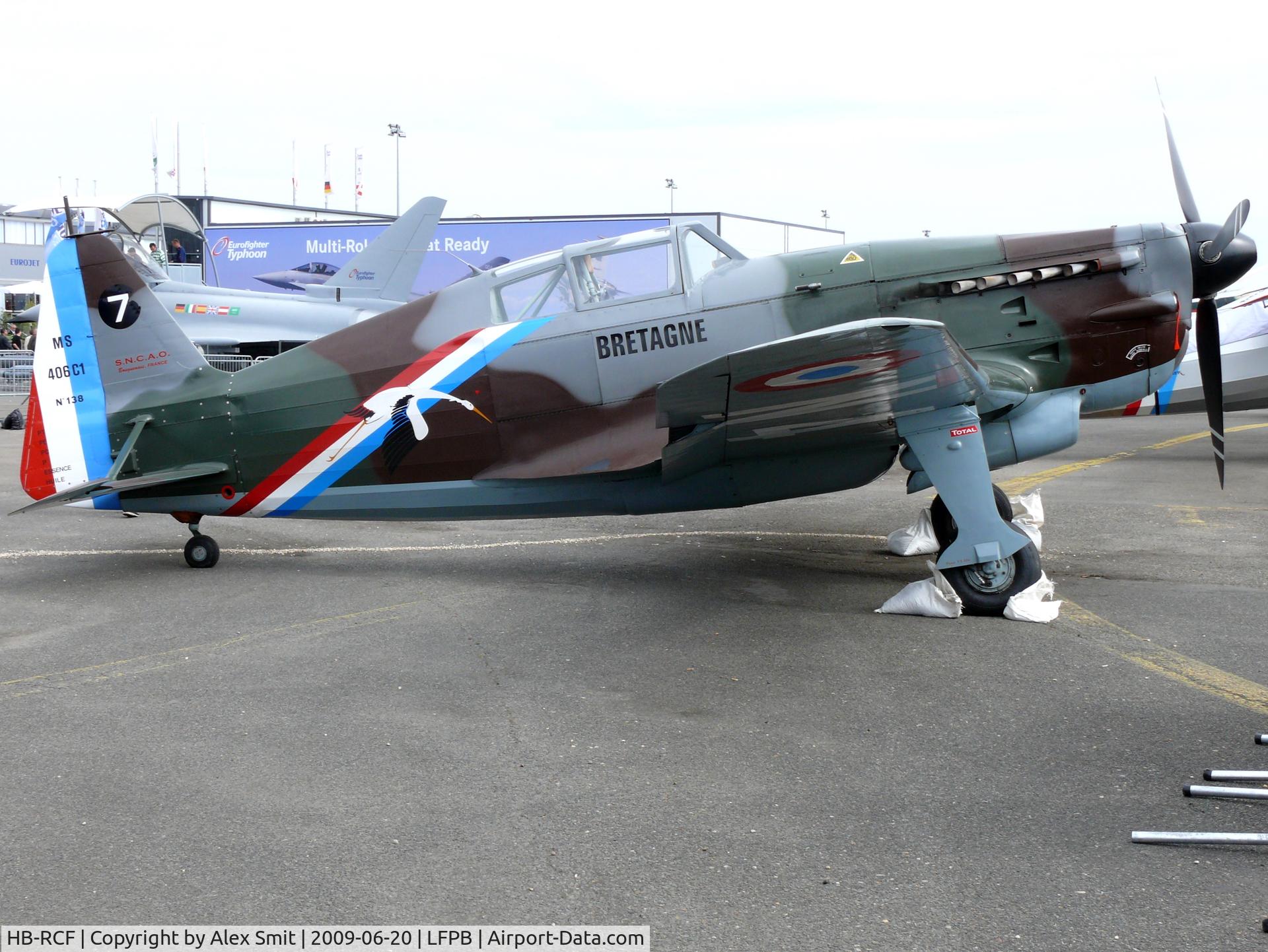 HB-RCF, 1942 Morane-Saulnier D-3801 (MS-412) C/N 194, Morane Saulnier MS406C1 HB-RCF Association Morane Charlie Fox