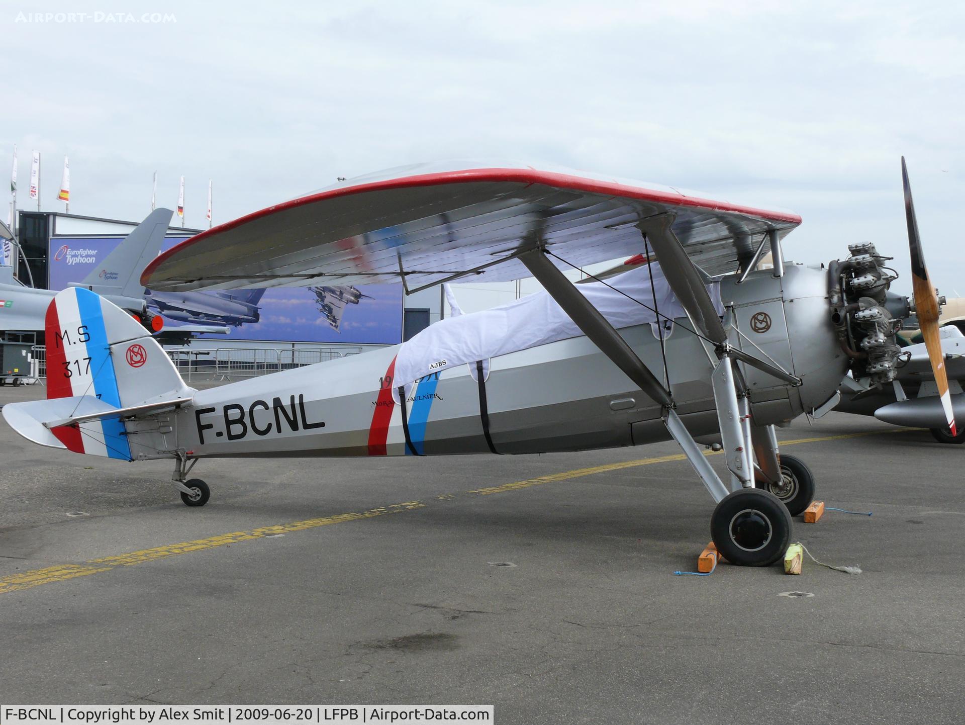 F-BCNL, Morane-Saulnier MS.317 C/N 6527, Morane Saulnier MS317 F-BCNL Amicale Jean Baptiste Salis