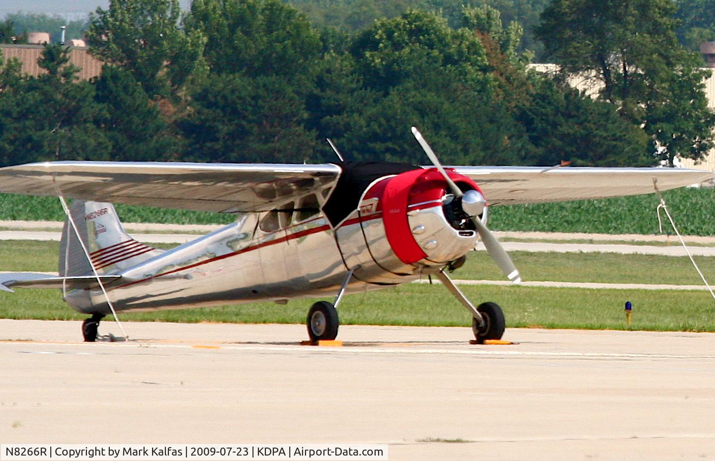 N8266R, 1949 Cessna 195 C/N 7550, Cessna 195A, N8266R on the ramp at KDPA.