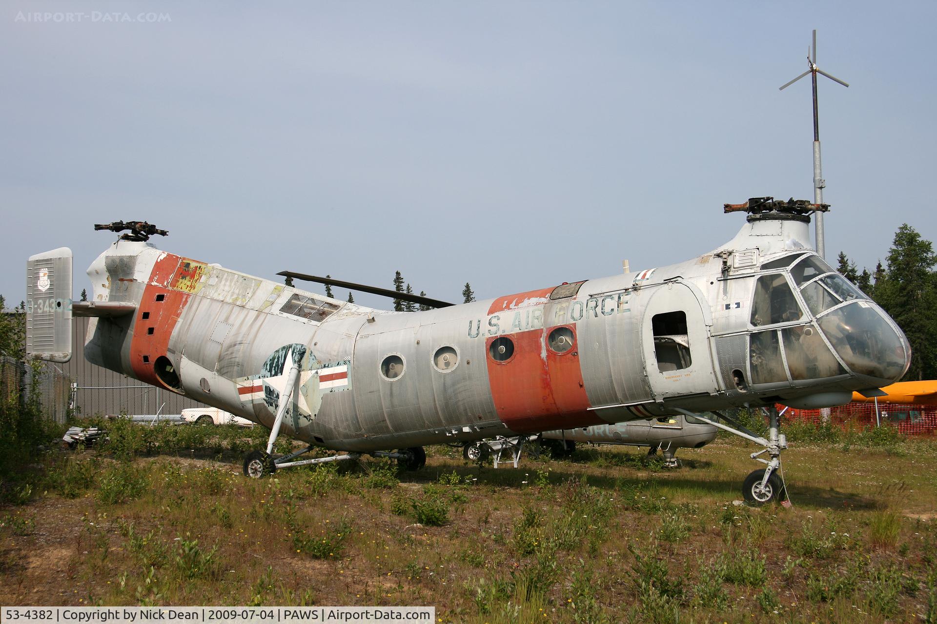 53-4382, 1953 Piasecki H-21B Workhorse C/N B.132, Alaska Transportation Musem
