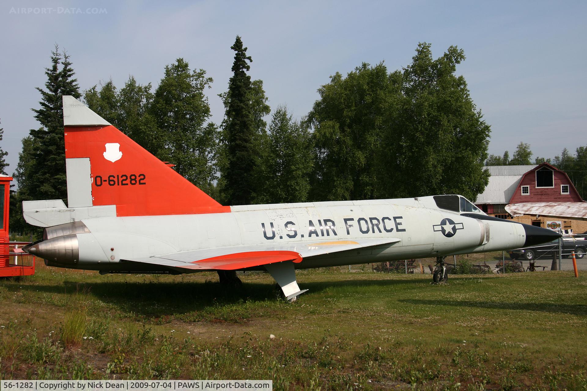 56-1282, 1956 Convair F-102A Delta Dagger C/N 8-10-499, Alaska Transportation Museum