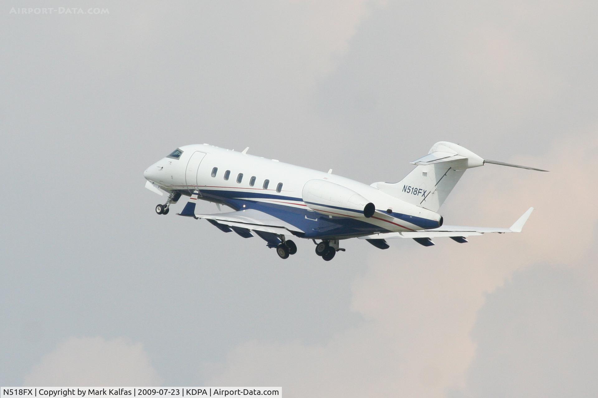 N518FX, 2005 Bombardier Challenger 300 (BD-100-1A10) C/N 20046, Bombardier BD-100-1A10, N518FX RWY 2L departure KDPA.