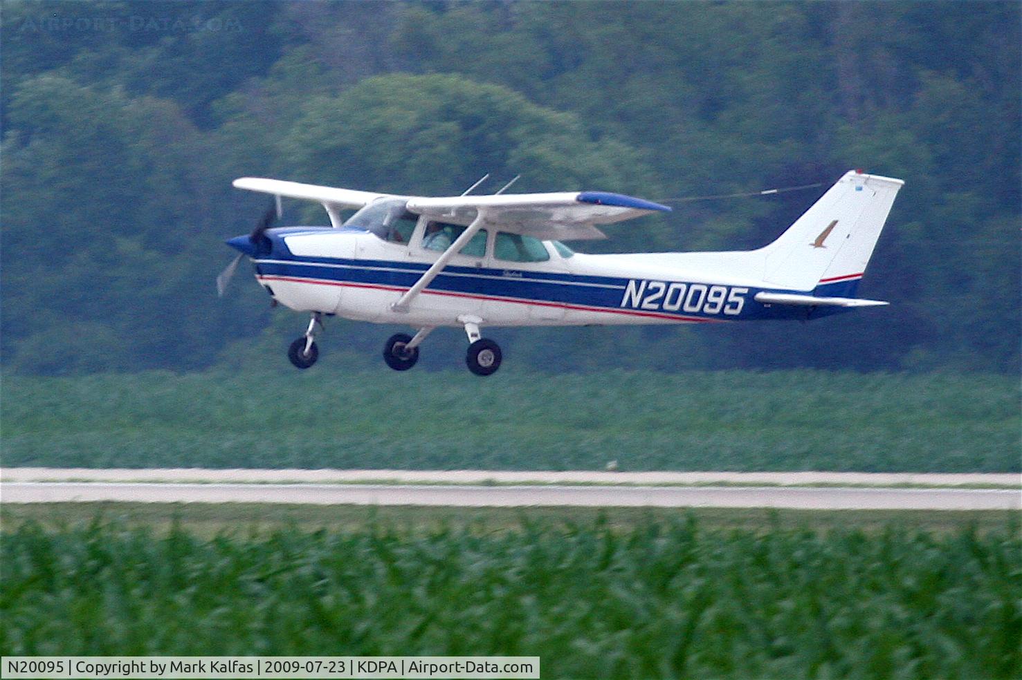 N20095, 1972 Cessna 172M Skyhawk C/N 17261005, Cessna 172M, N20095, practicing some touch and goes, RWY 2L KDPA