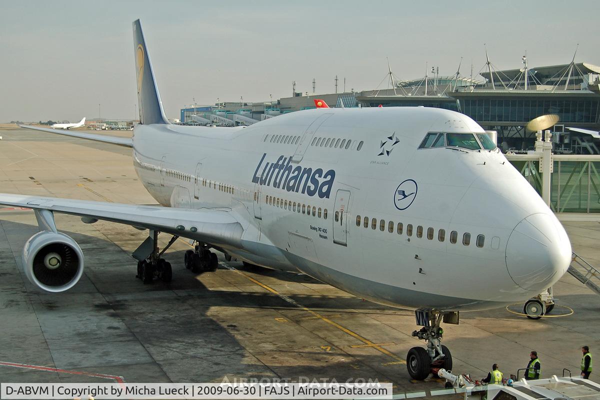 D-ABVM, 1998 Boeing 747-430 C/N 29101, At Jo'burg