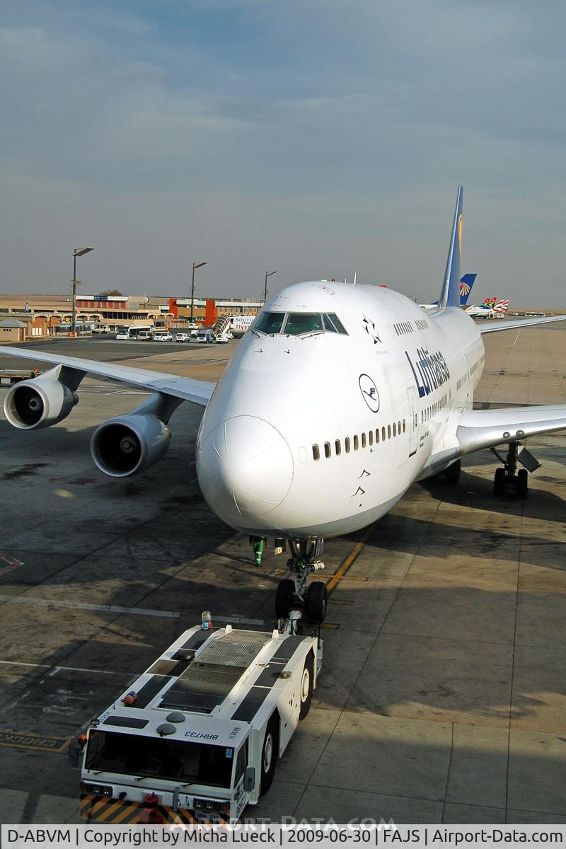 D-ABVM, 1998 Boeing 747-430 C/N 29101, At Jo'burg