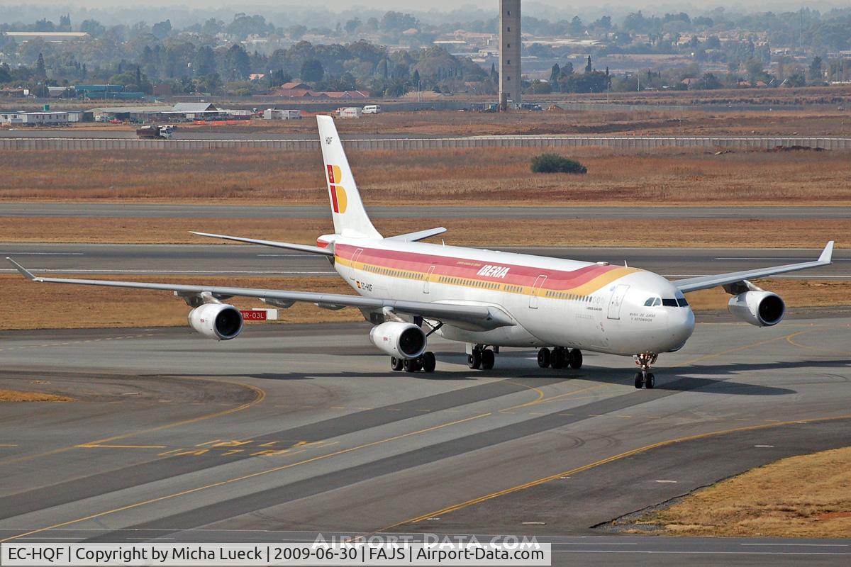 EC-HQF, 2000 Airbus A340-313X C/N 378, At Jo'burg