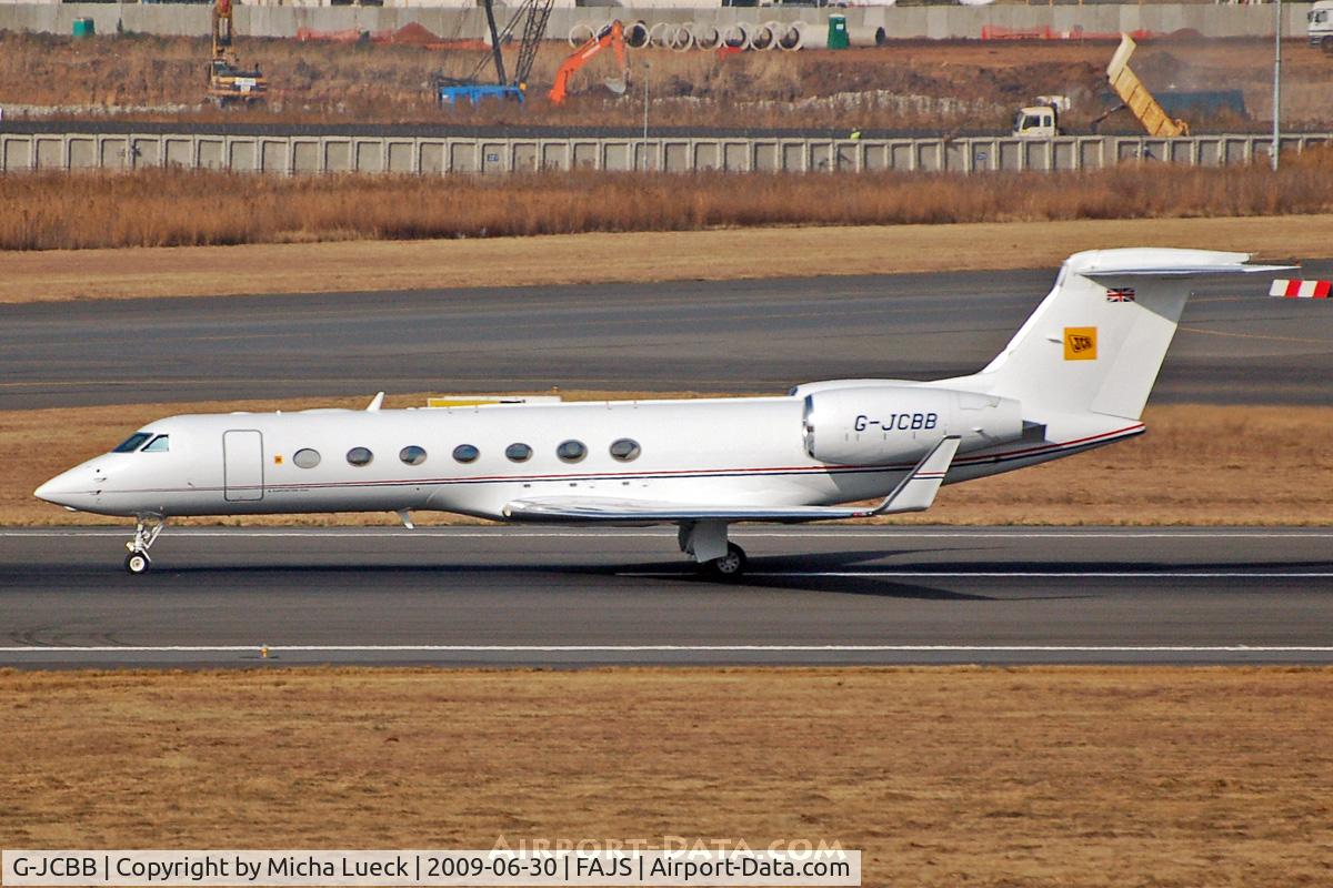 G-JCBB, 2008 Gulfstream Aerospace GV-SP (G550) C/N 5186, At Jo'burg