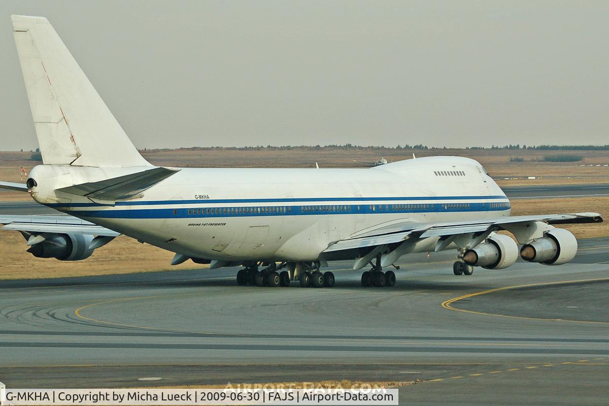 G-MKHA, 1983 Boeing 747-2J6B C/N 23071, At Jo'burg