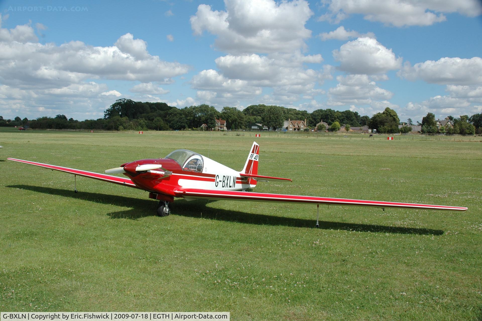 G-BXLN, 1967 Sportavia-Putzer Fournier RF-4D C/N 4022, 3. G-BXLN at Shuttleworth Evening Air Display July 09