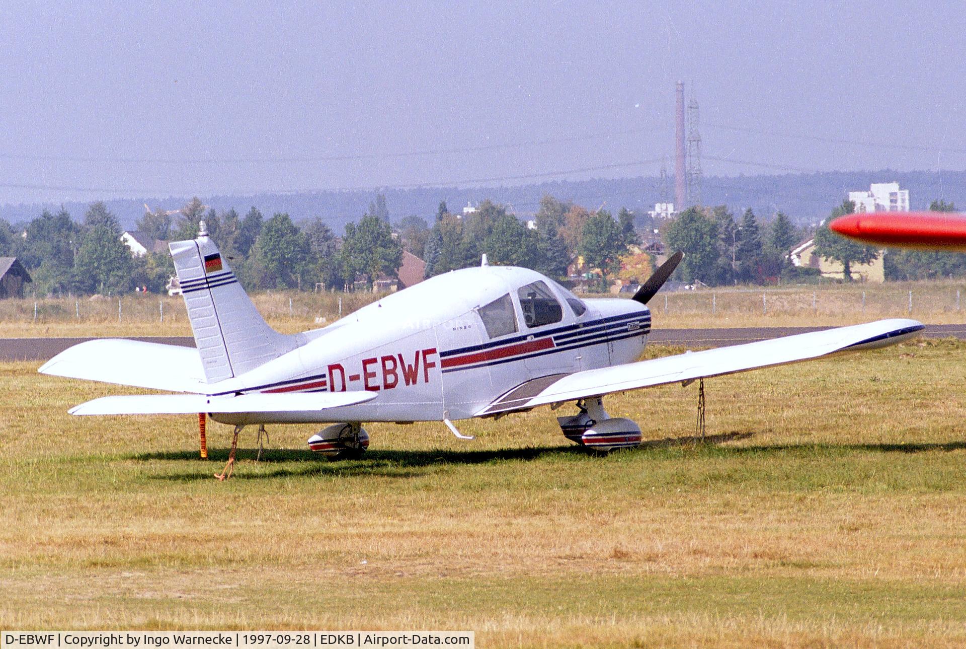 D-EBWF, 1972 Piper PA-28-140 Cherokee Cruiser C/N 28-7225454, Piper PA-28-140 Cherokee Cruiser at Bonn-Hangelar airfield