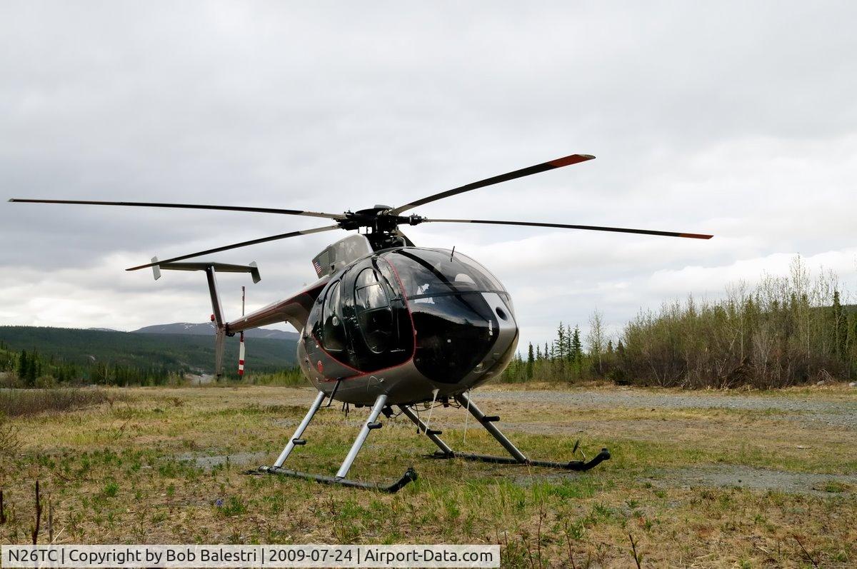 C-GREP, 1998 Hughes 369E C/N 0242E, Refueling Stop On Denali Highway
