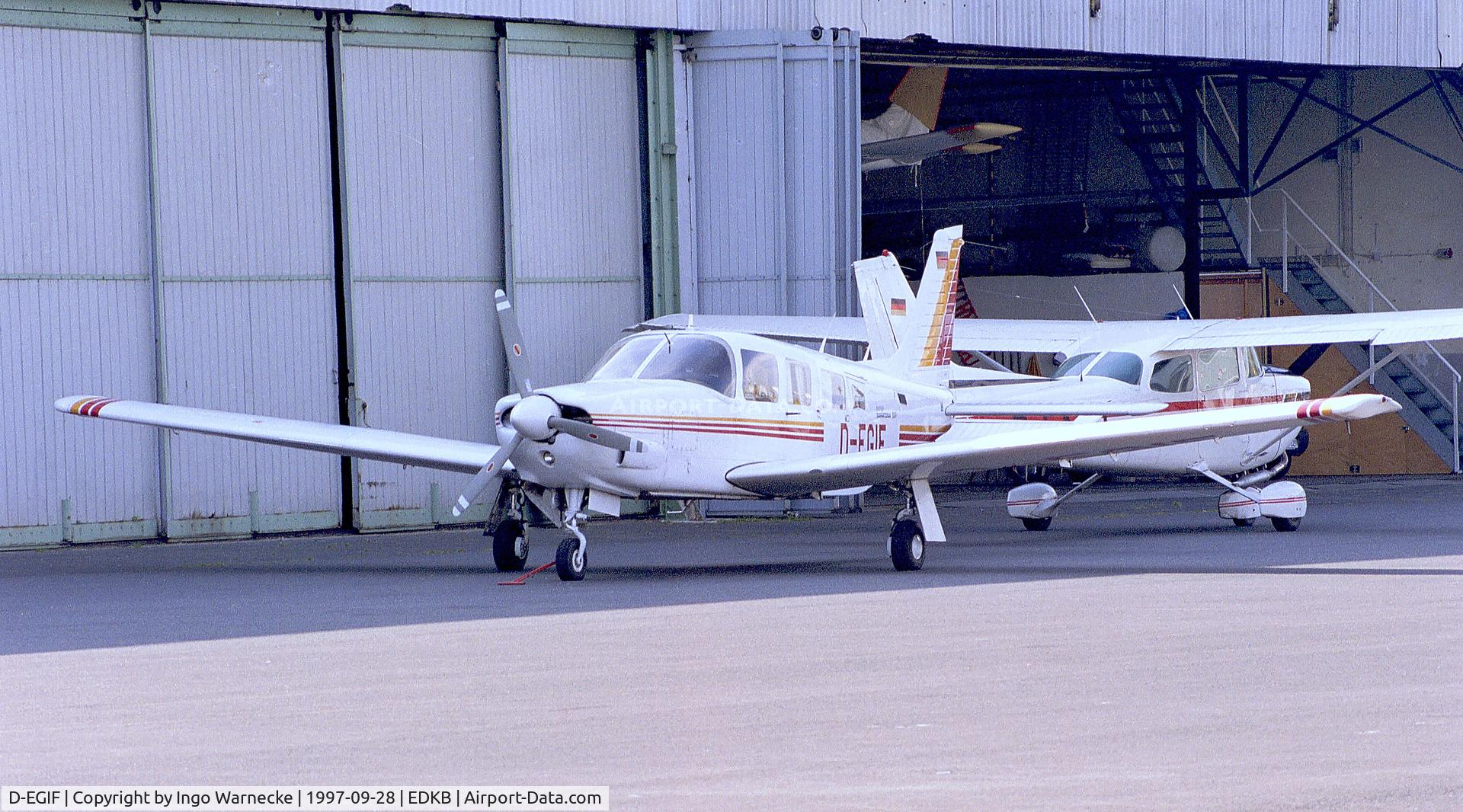 D-EGIF, Piper PA-32R-301 Saratoga SP C/N 32R-8013089, Piper PA-32R-301 Saratoga SP at Bonn-Hangelar airfield