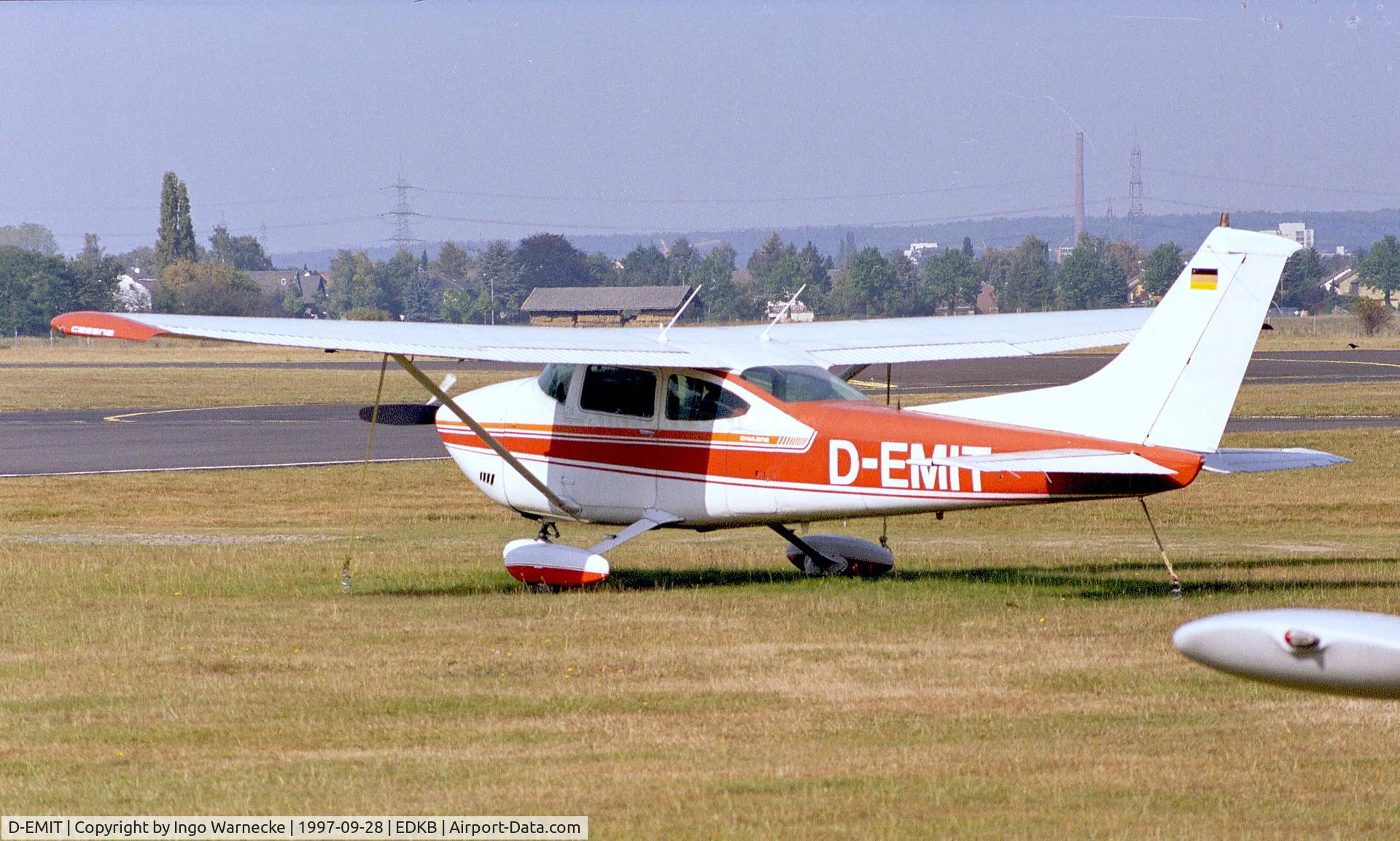 D-EMIT, 1952 Cessna 170B C/N 25509, Cessna 182P Skylane at Bonn-Hangelar airfield