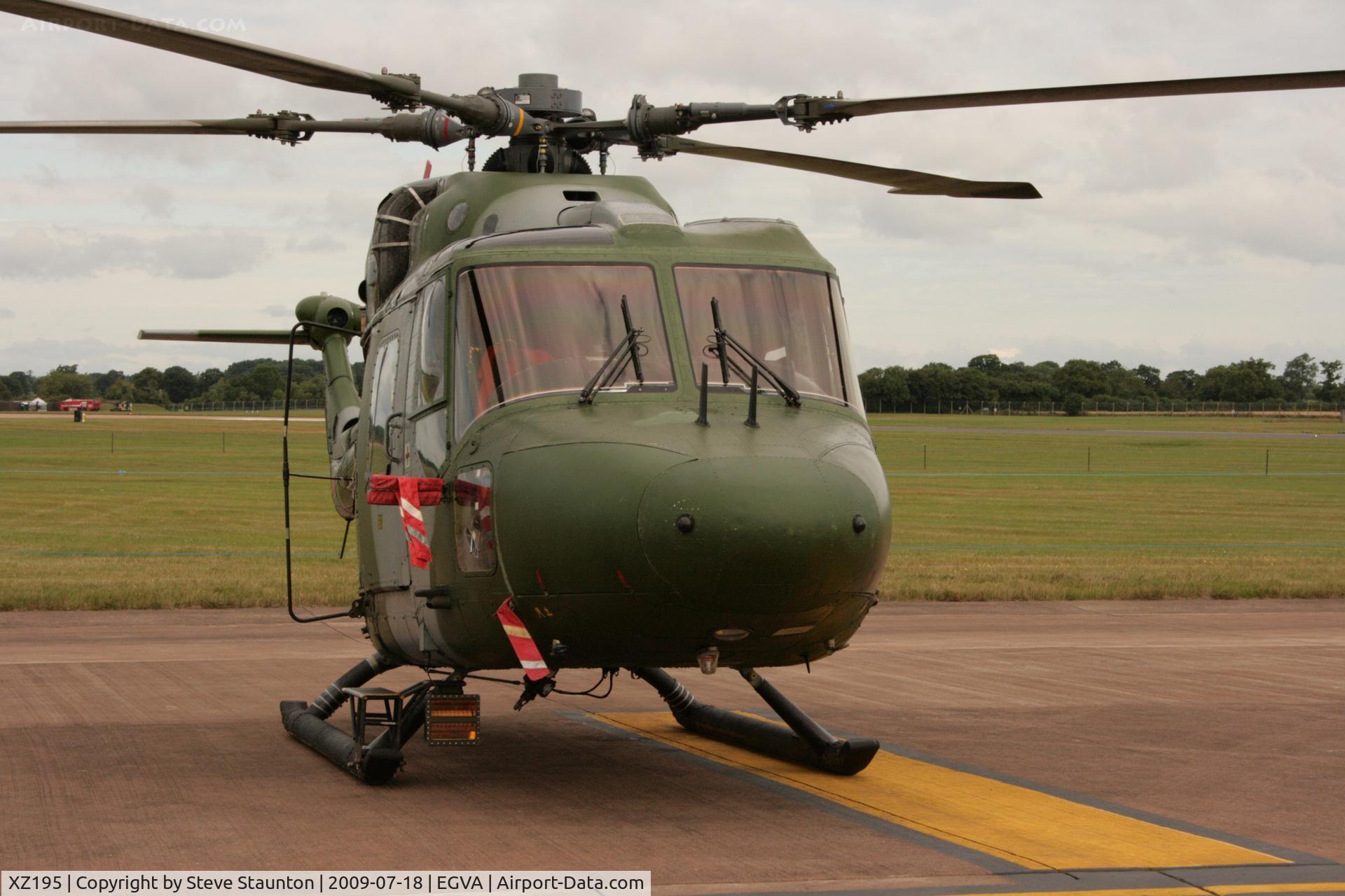 XZ195, 1978 Westland Lynx AH.7 C/N 097, Taken at the Royal International Air Tattoo 2009