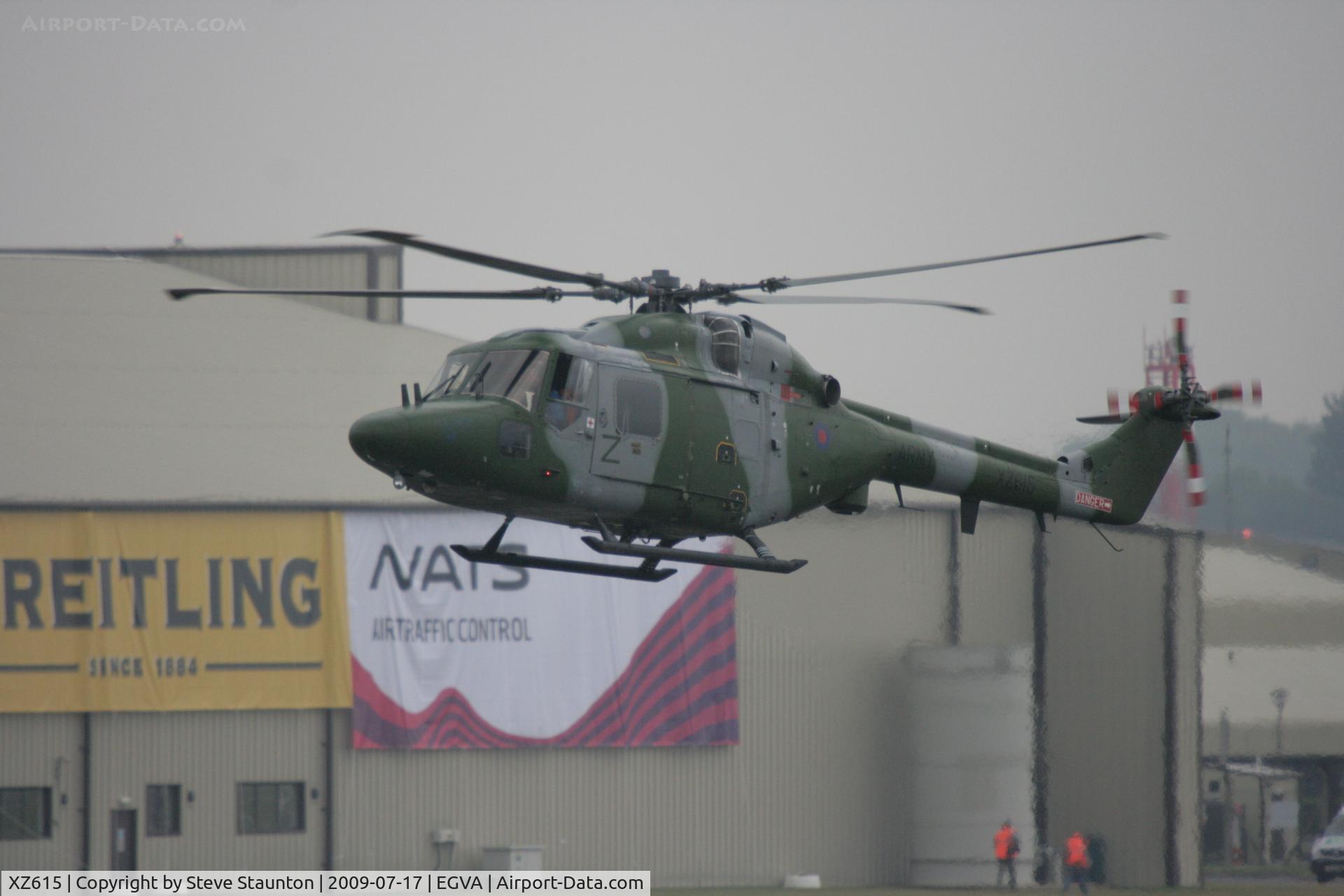 XZ615, 1980 Westland Lynx AH.7 C/N 162, Taken at the Royal International Air Tattoo 2009