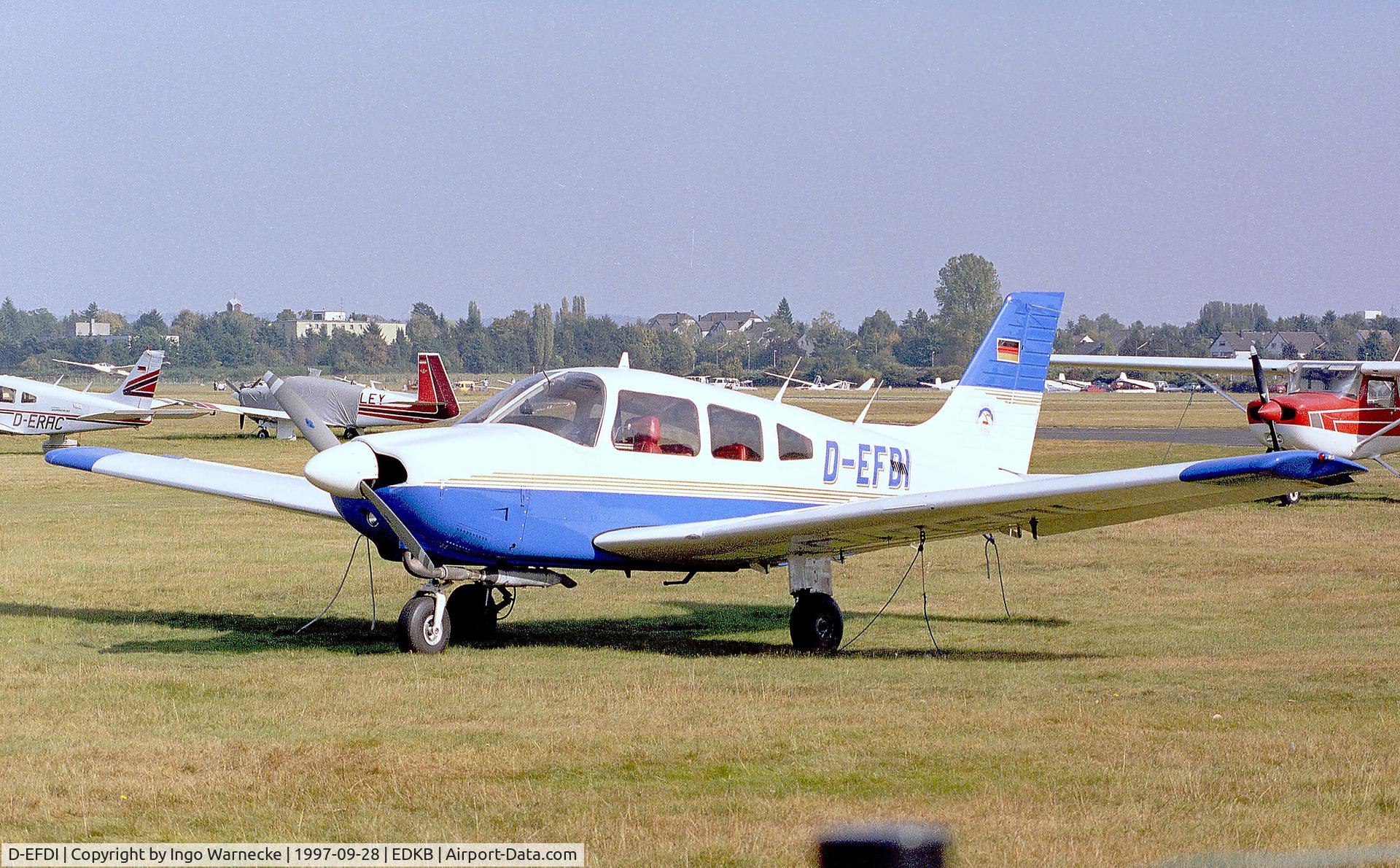 D-EFDI, 1982 Piper PA-28-181 Archer II C/N 28-8290111, Piper PA-28-181 Archer II at Bonn-Hangelar airfield