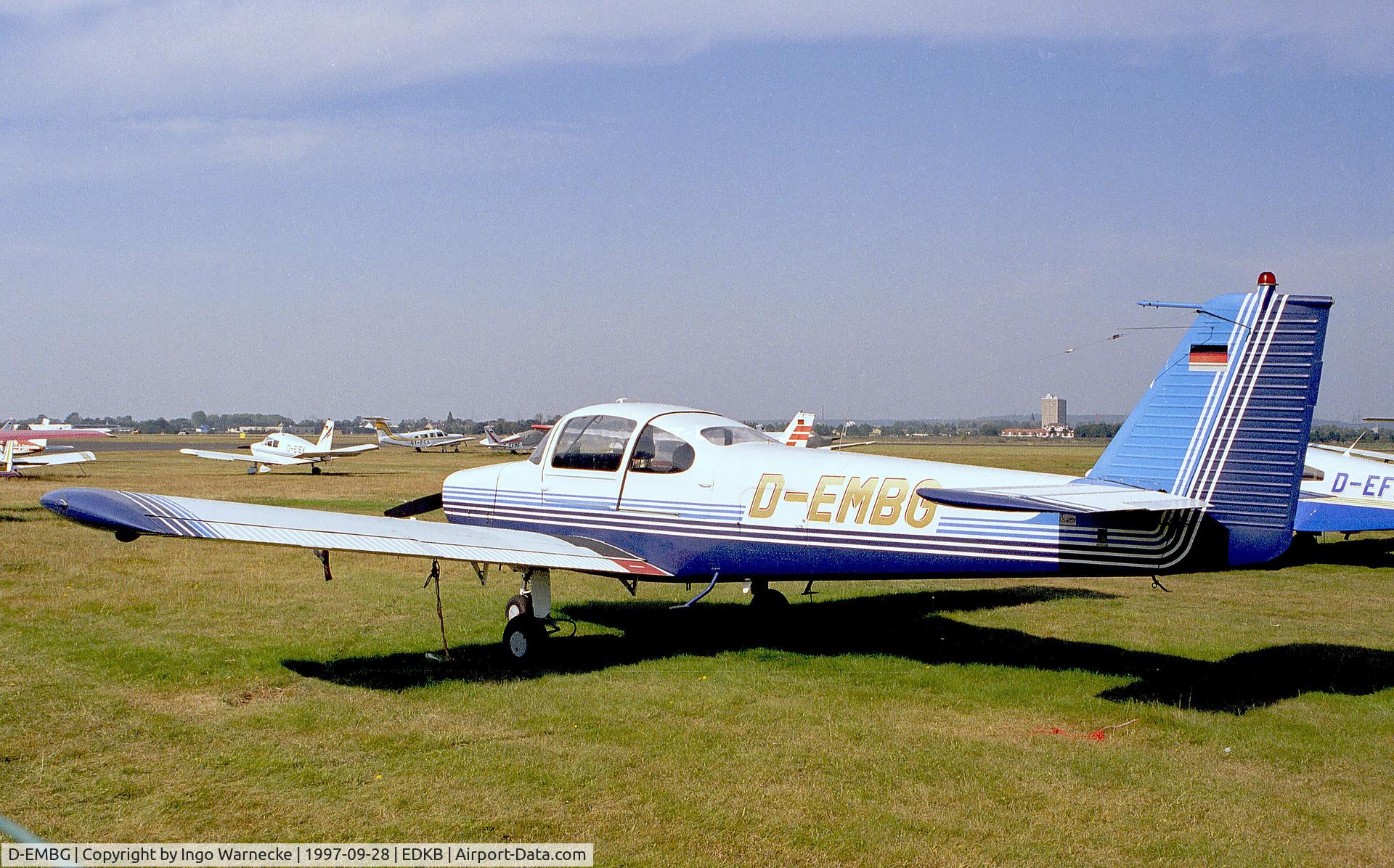 D-EMBG, Fuji FA-200-180 Aero Subaru C/N 157, Fuji FA.200-180 Aero Subaru at Bonn-Hangelar airfield