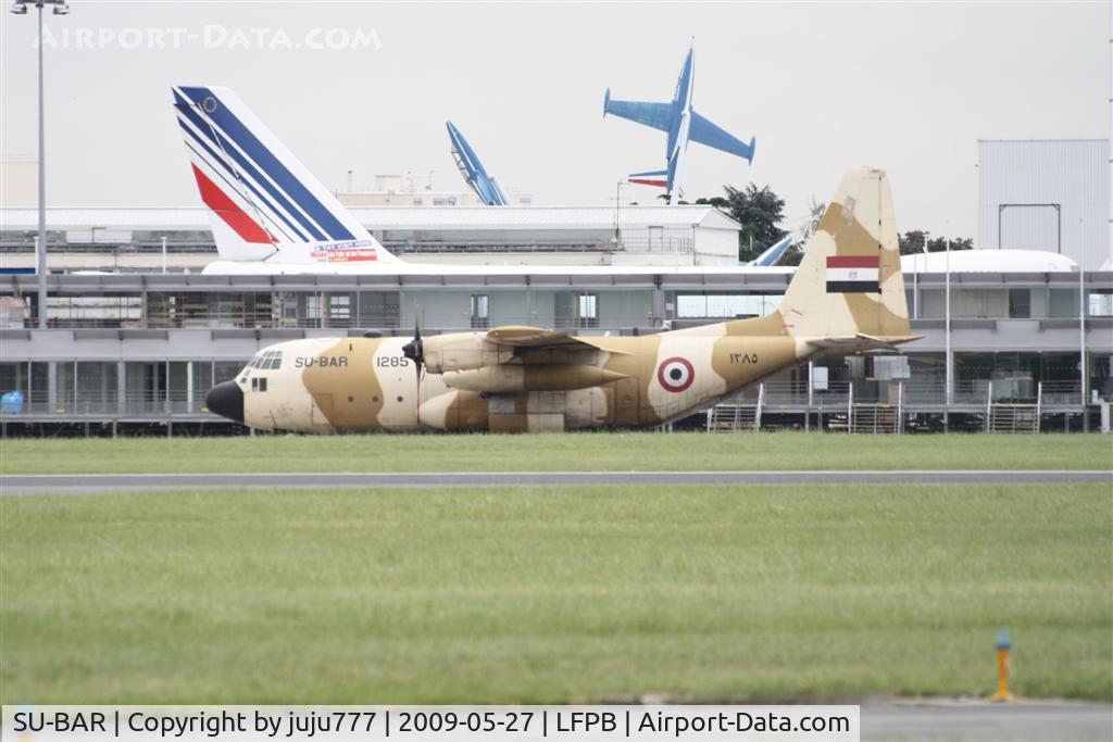 SU-BAR, 1978 Lockheed C-130H Hercules C/N 382-4807, on transit at Le Bourget