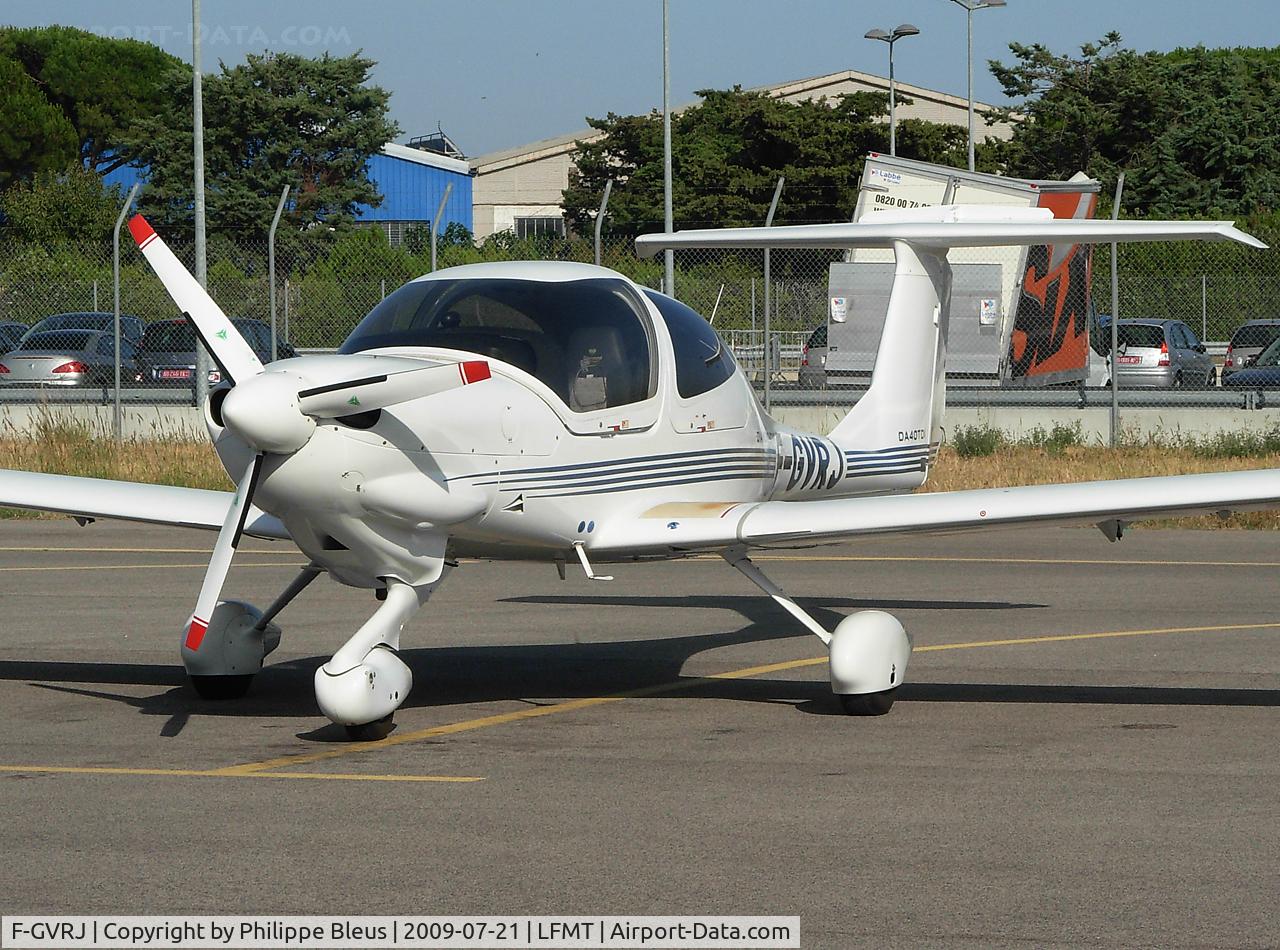F-GVRJ, 2004 Diamond DA-40D Diamond Star C/N D4.103, Parked at l'aéroclub de l'Hérault Languedoc Roussillon