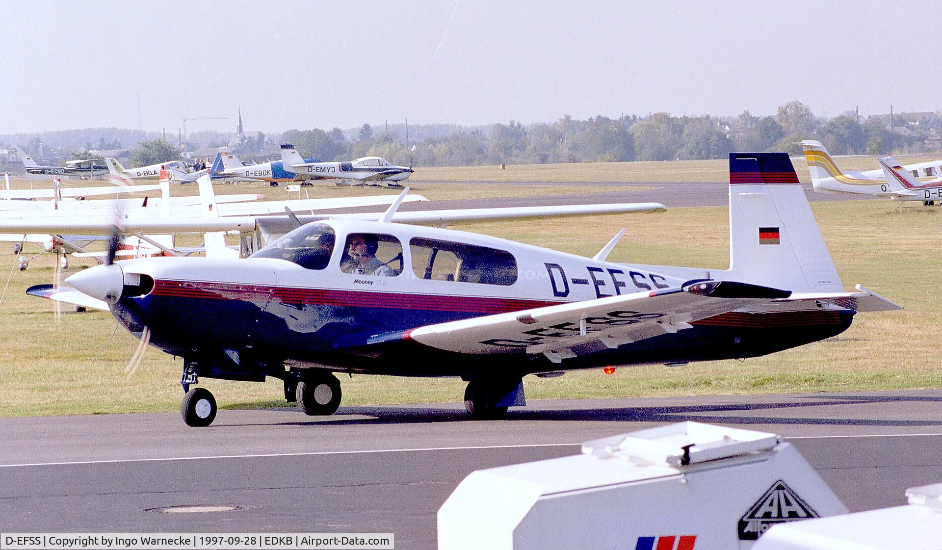 D-EFSS, 1992 Mooney M20M TLS Bravo C/N 27-0127, Mooney M20M Model 257 TLS at Bonn-Hangelar airfield