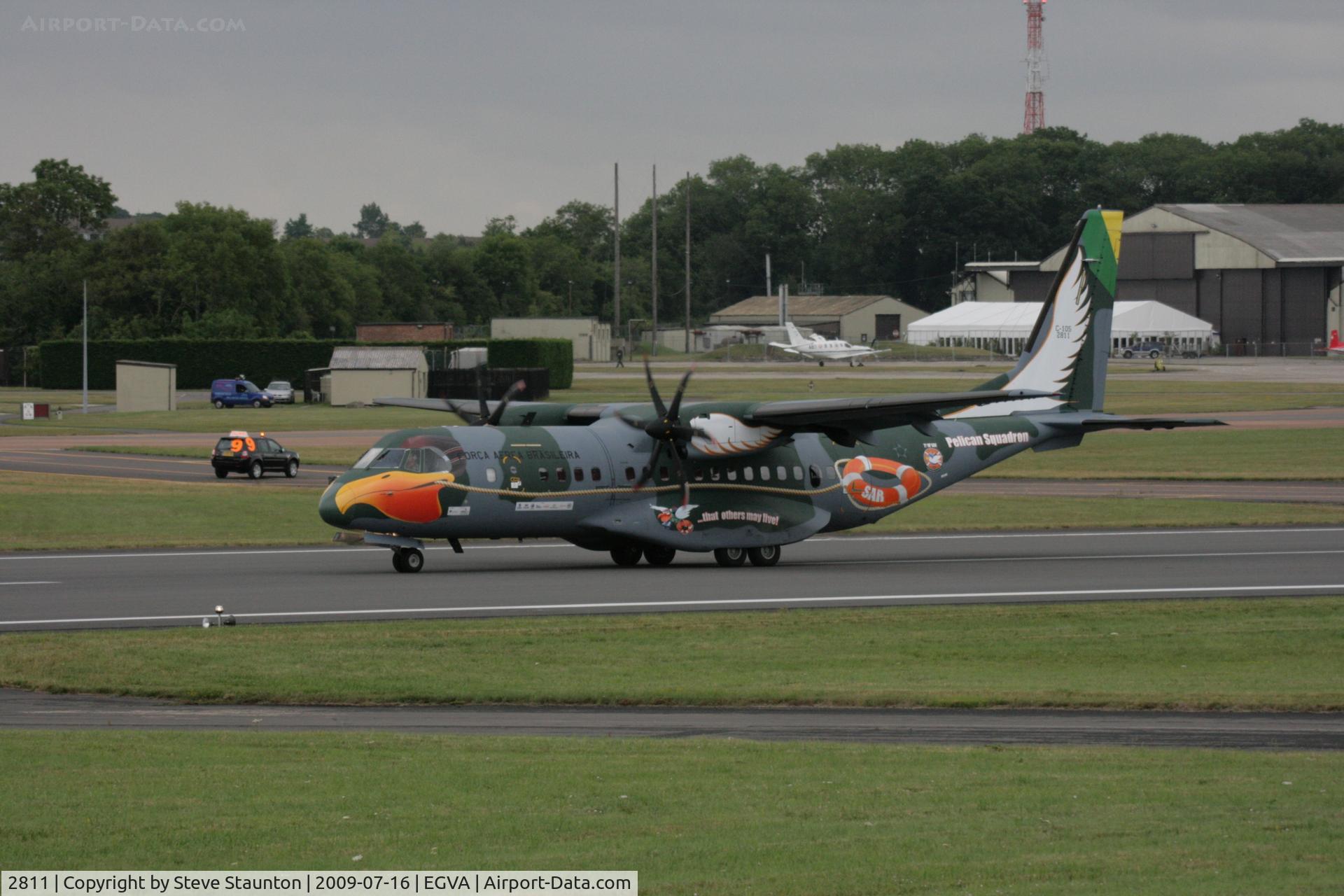 2811, 2009 CASA C-295M C-105A Amazonas C/N S-058, Taken at the Royal International Air Tattoo 2009