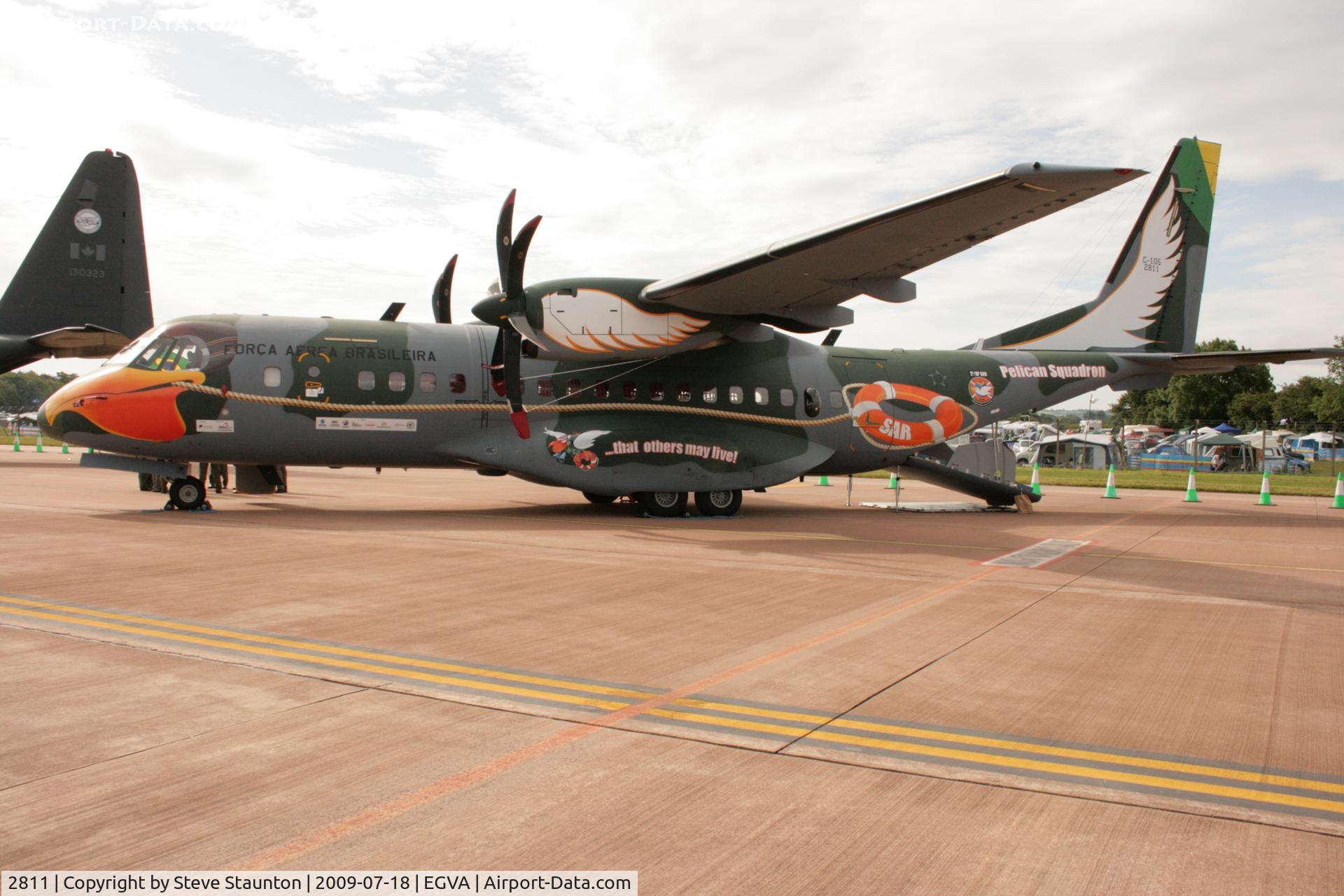 2811, 2009 CASA C-295M C-105A Amazonas C/N S-058, Taken at the Royal International Air Tattoo 2009
