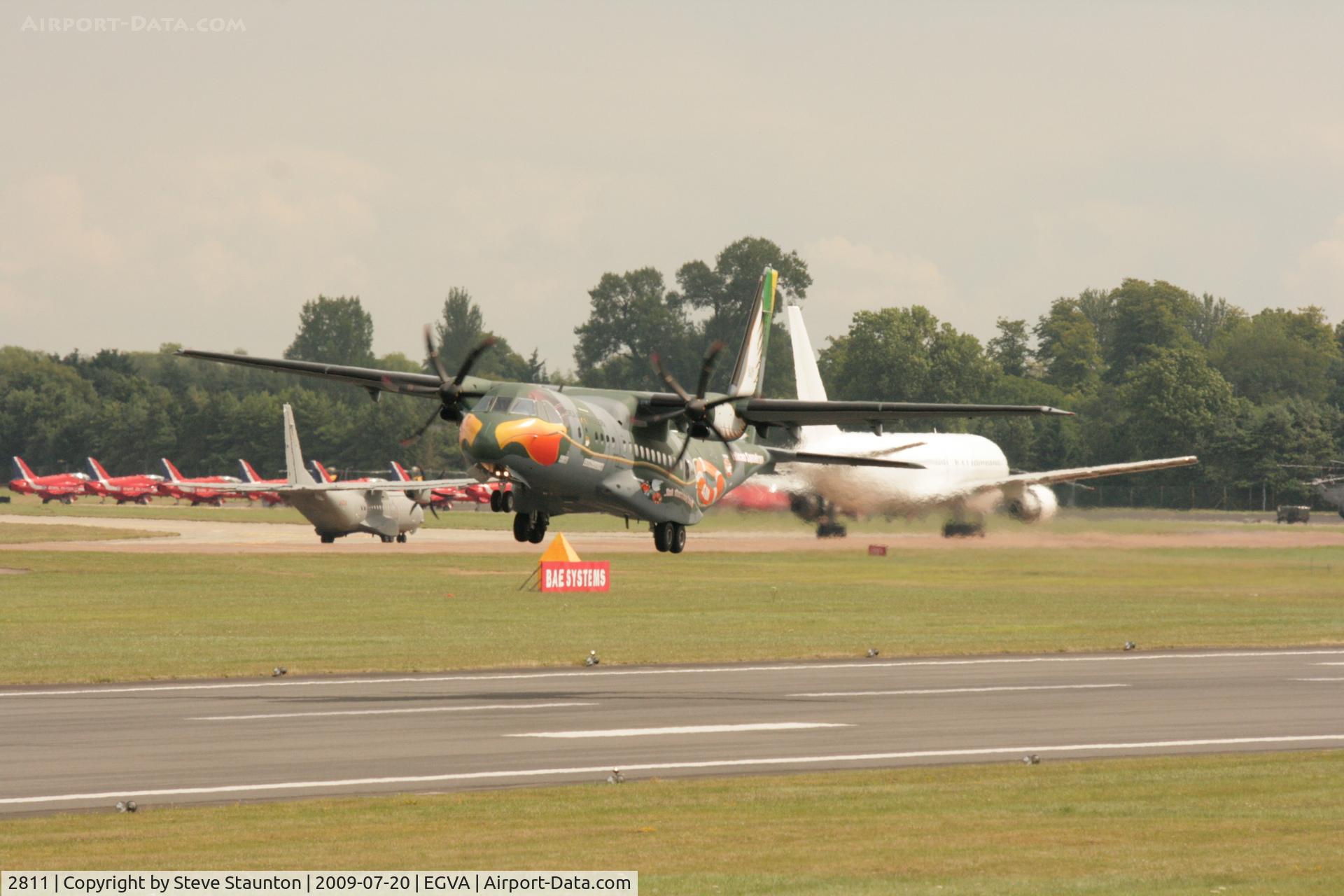 2811, 2009 CASA C-295M C-105A Amazonas C/N S-058, Taken at the Royal International Air Tattoo 2009