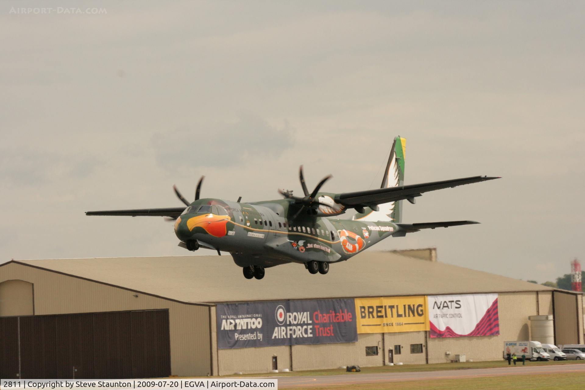 2811, 2009 CASA C-295M C-105A Amazonas C/N S-058, Taken at the Royal International Air Tattoo 2009