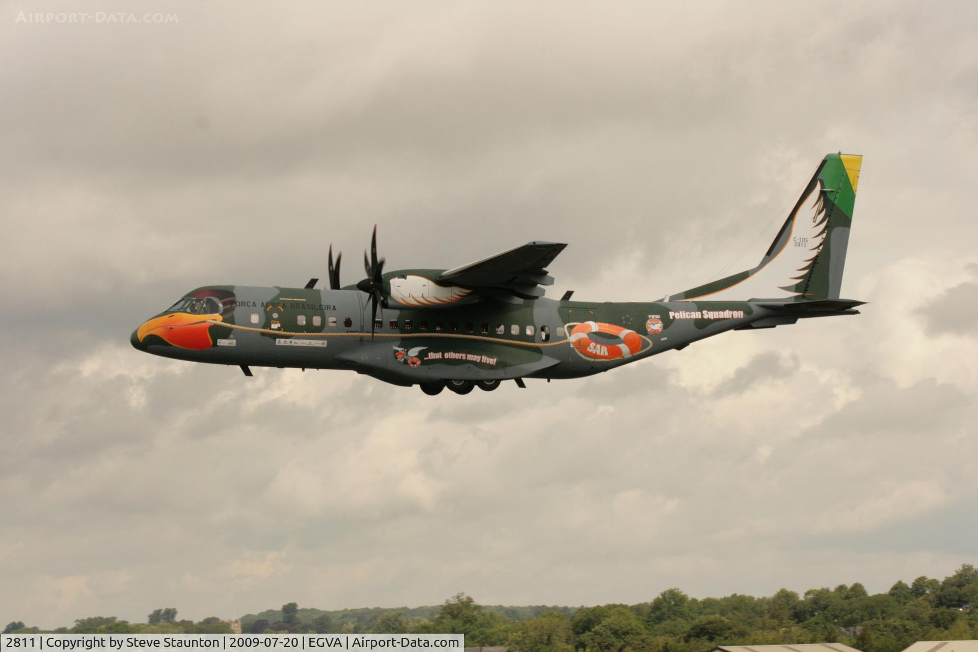2811, 2009 CASA C-295M C-105A Amazonas C/N S-058, Taken at the Royal International Air Tattoo 2009