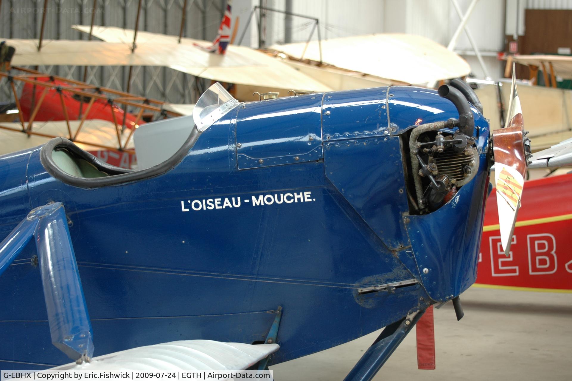 G-EBHX, 1923 De Havilland DH-53 Humming Bird C/N 98, 3. up close with G-EBHX