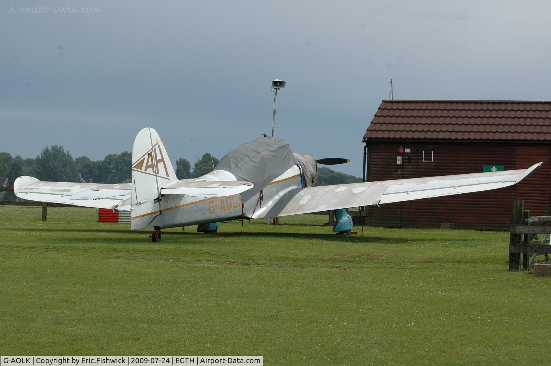 G-AOLK, 1949 Percival P-40 Prentice T1 C/N PAC-225, G-AOLK awaiting some TLC