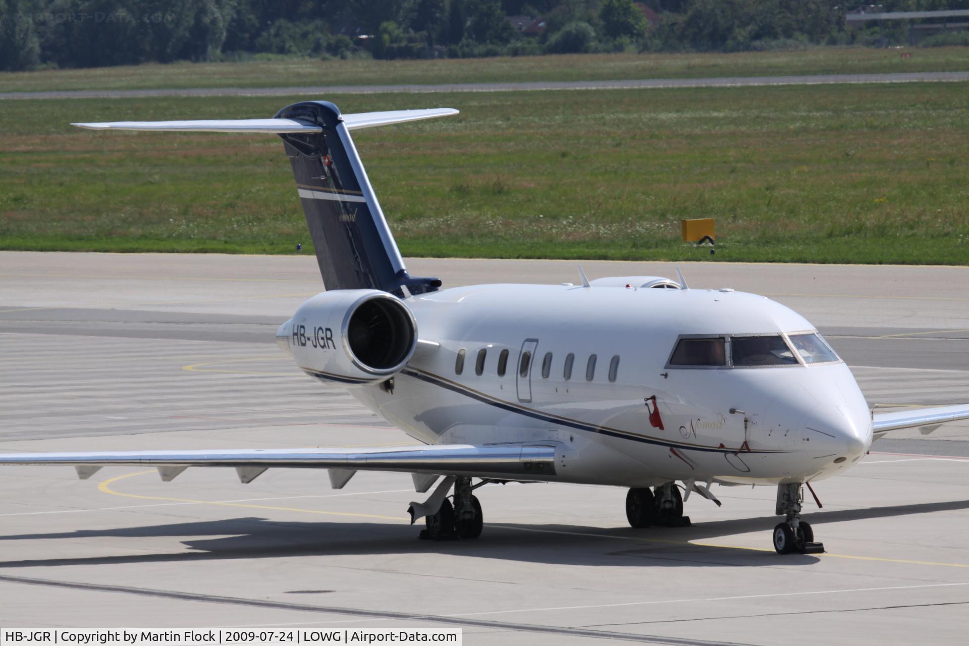 HB-JGR, 2005 Bombardier Challenger 604 (CL-600-2B16) C/N 5624, .