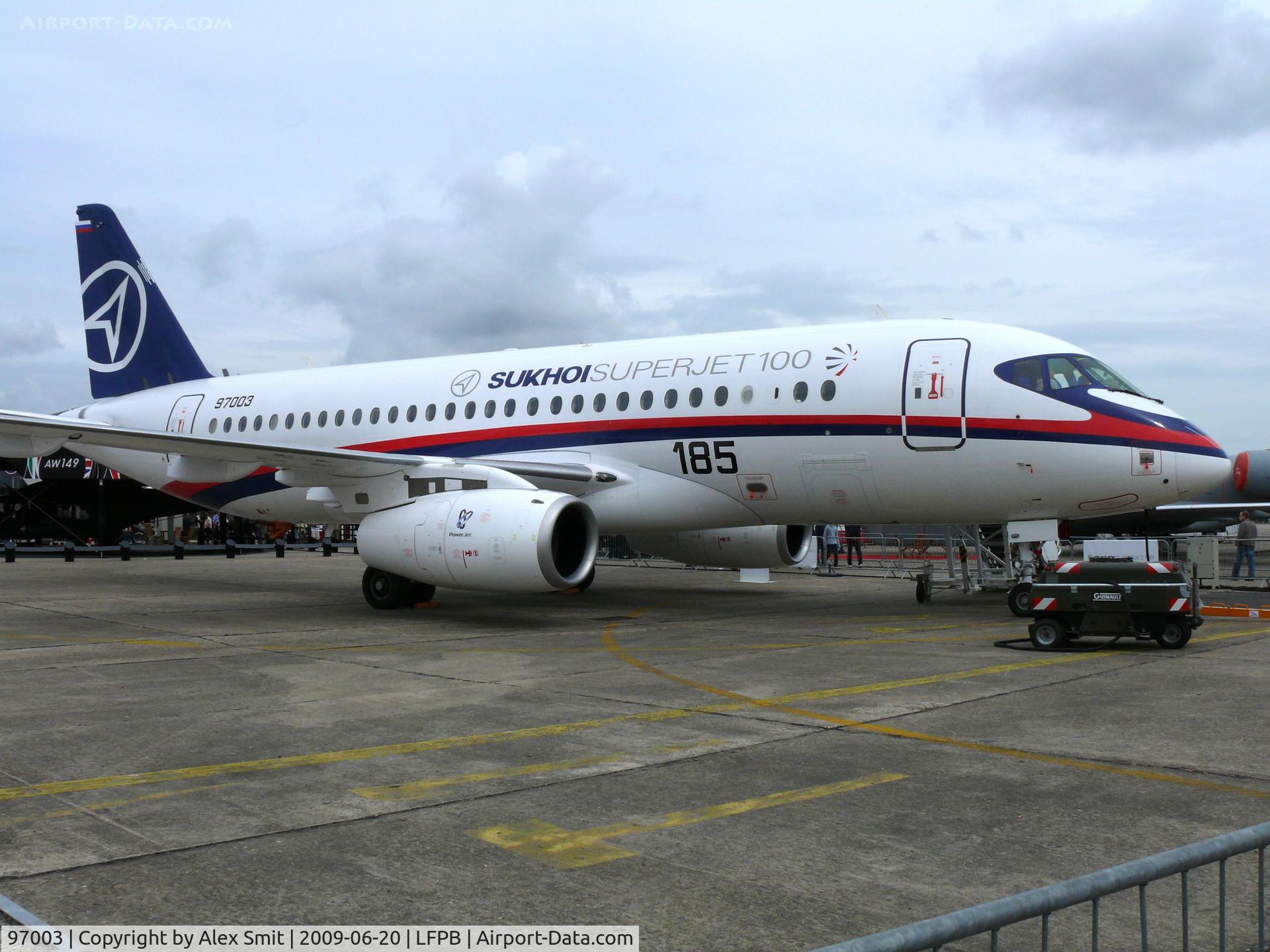 97003, Sukhoi Superjet 100-95 C/N 97003, Sukhoi Superjet 100 97003 prototype of the new Sukhoi airliner design