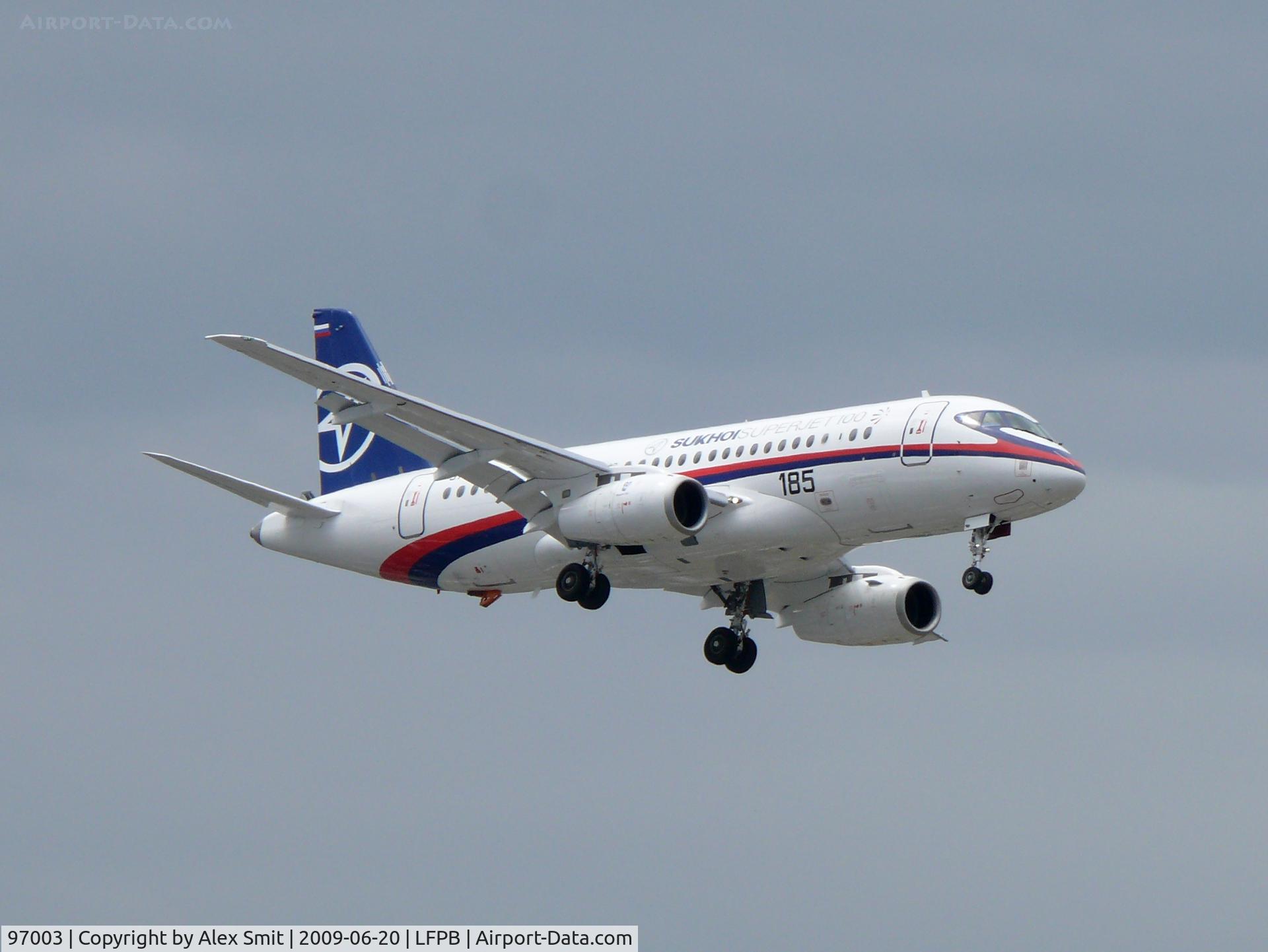 97003, Sukhoi Superjet 100-95 C/N 97003, Sukhoi Superjet 100 97003 prototype of the new Sukhoi airliner design