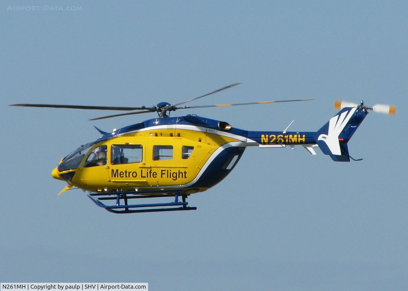 N261MH, Eurocopter-Kawasaki EC-145 (BK-117C-2) C/N 9250, Over Shreveport Regional.