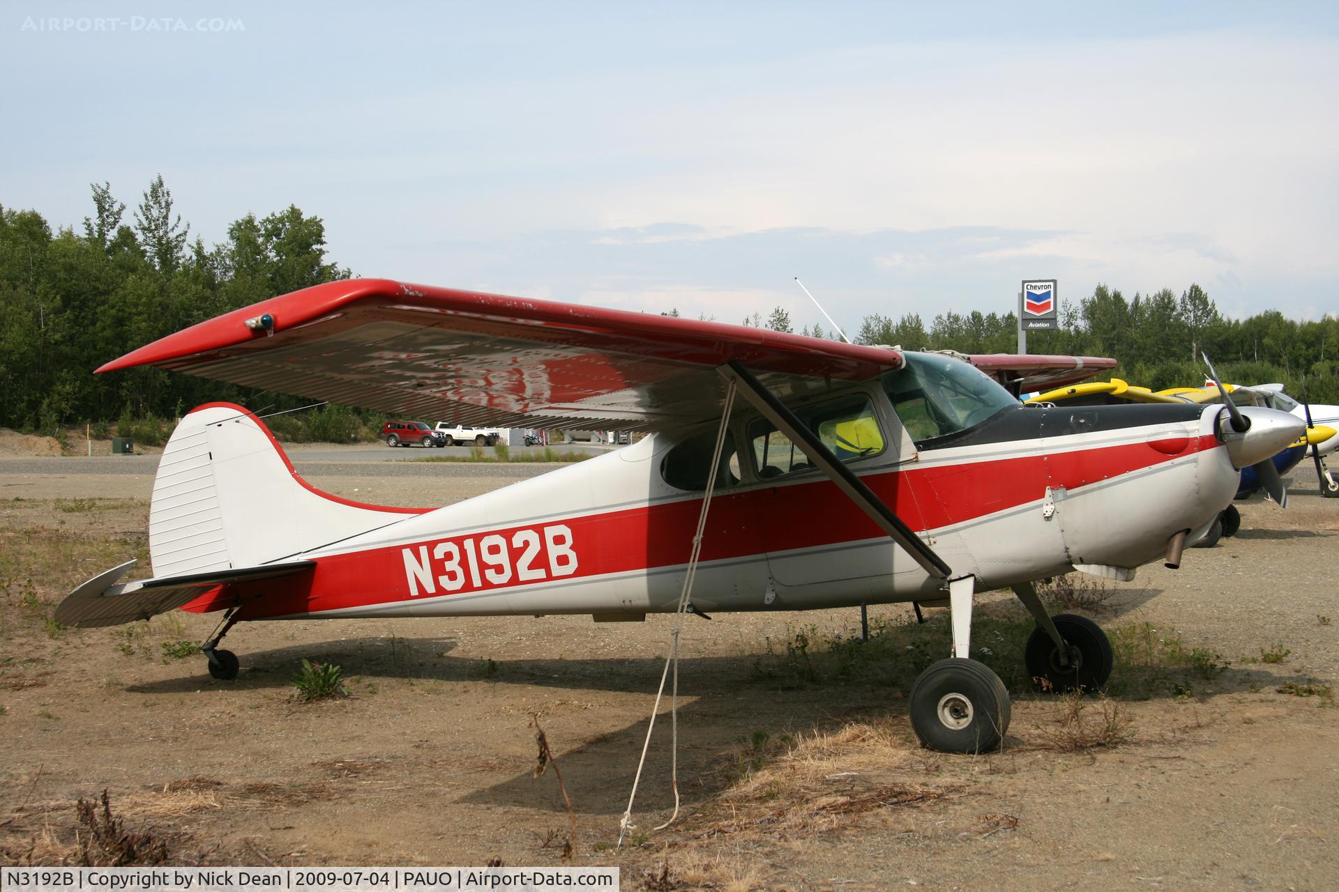 N3192B, 1952 Cessna 170B C/N 25435, PAUO