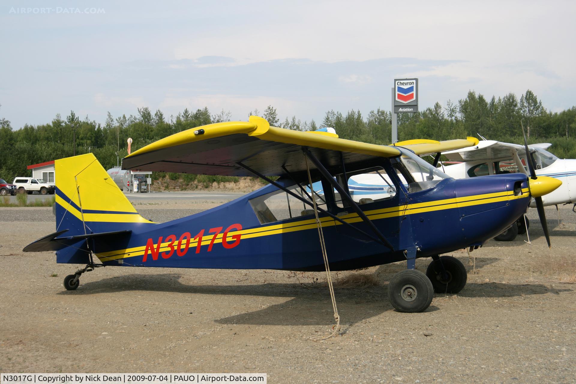 N3017G, 1968 Champion 7ECA Citabria C/N 511, PAUO