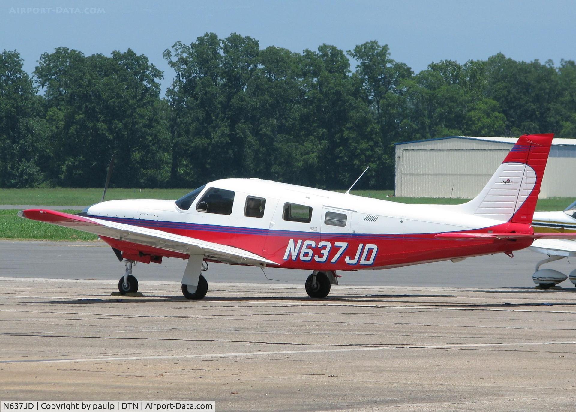 N637JD, 2003 Piper PA-32R-301 C/N 3246215, At Downtown Shreveport.