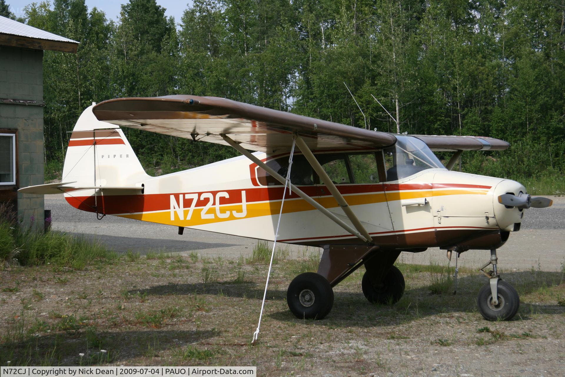 N72CJ, 1951 Piper PA-22-135 Tri-Pacer C/N 22-83, PAUO