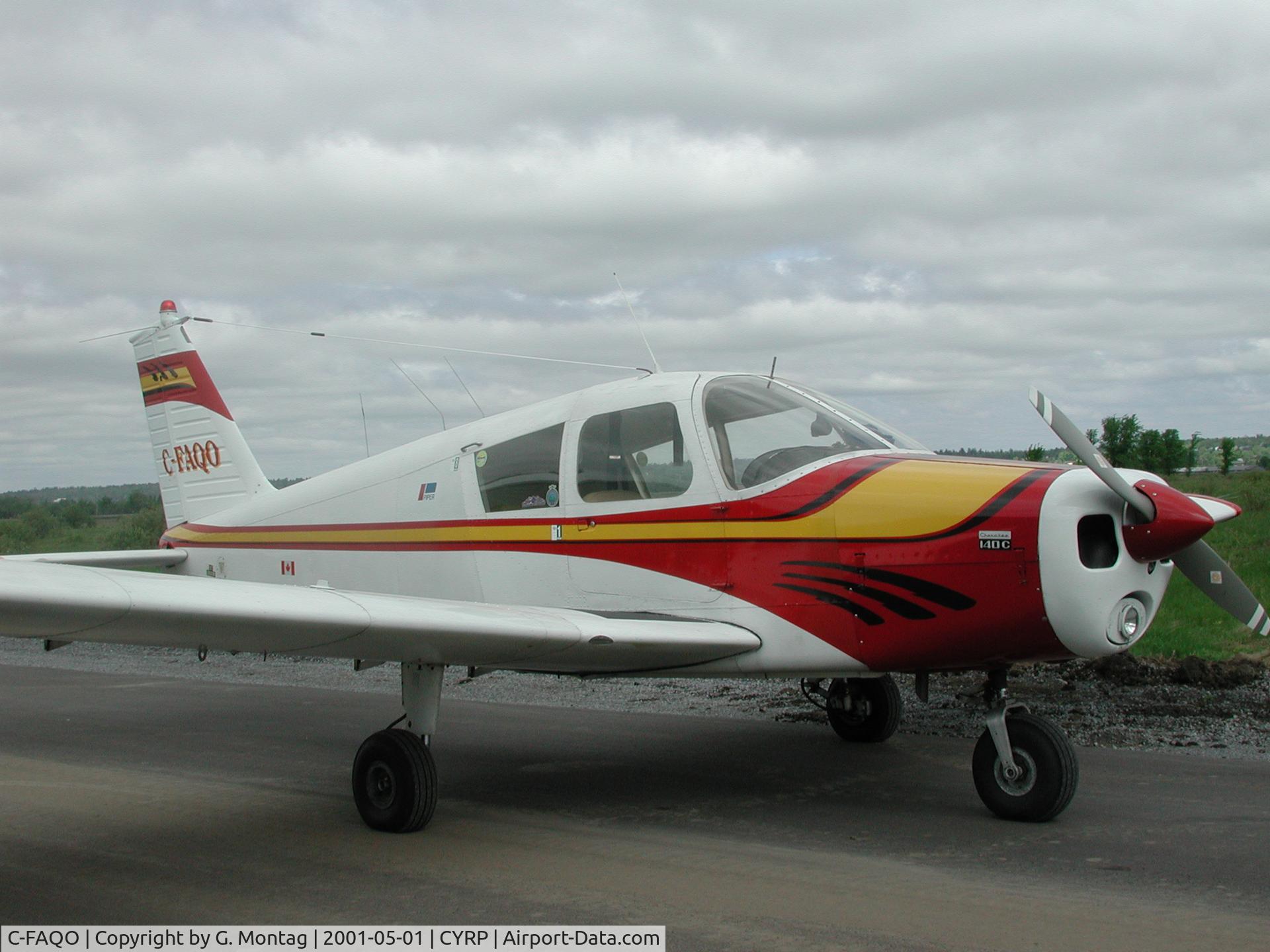 C-FAQO, 1970 Piper PA-28-140 Cherokee C C/N 28 26839, Before the lower cowl was replaced