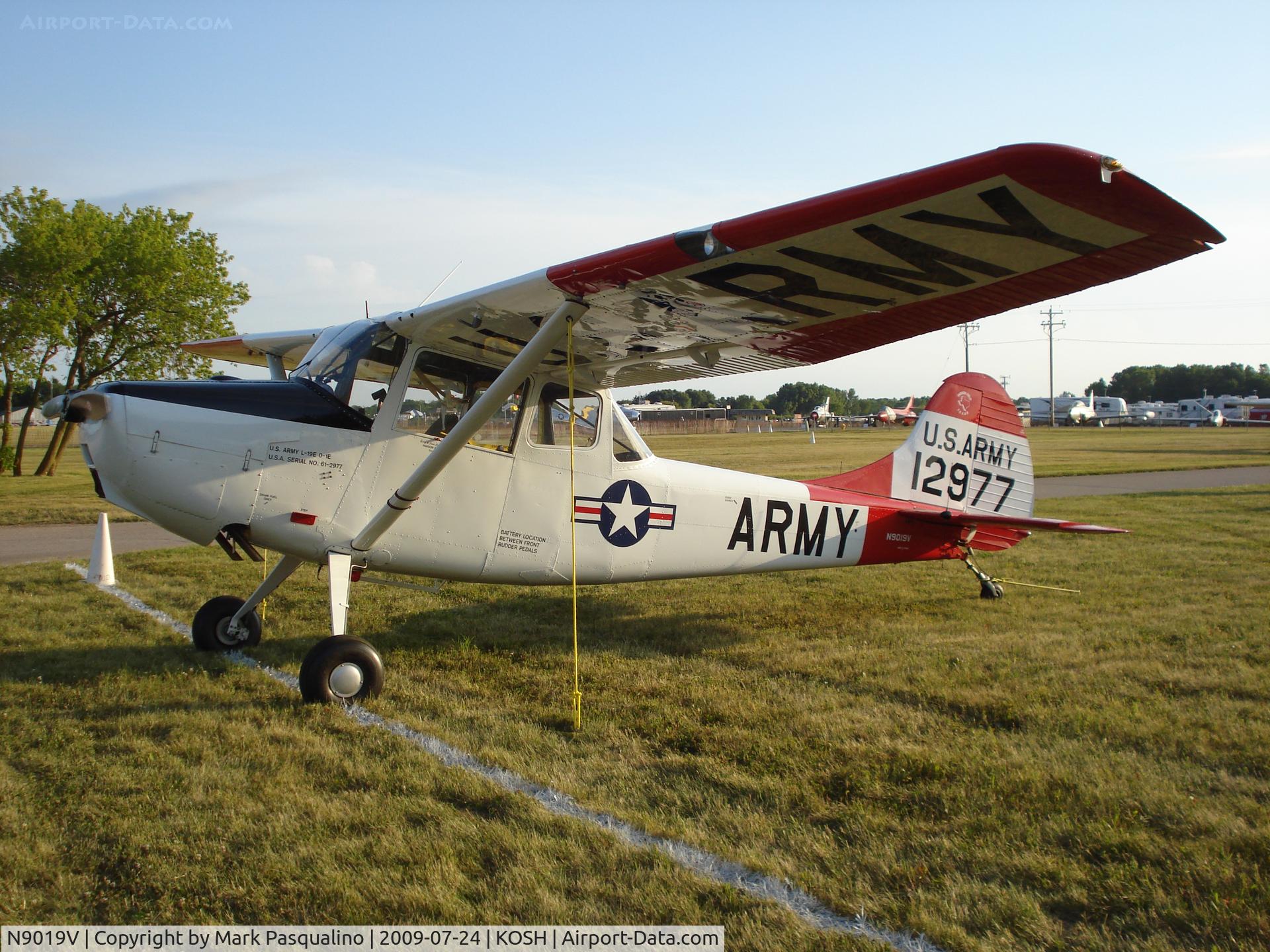 N9019V, 1962 Cessna O-1E Bird Dog C/N 305M-0023, Cessna L-19E