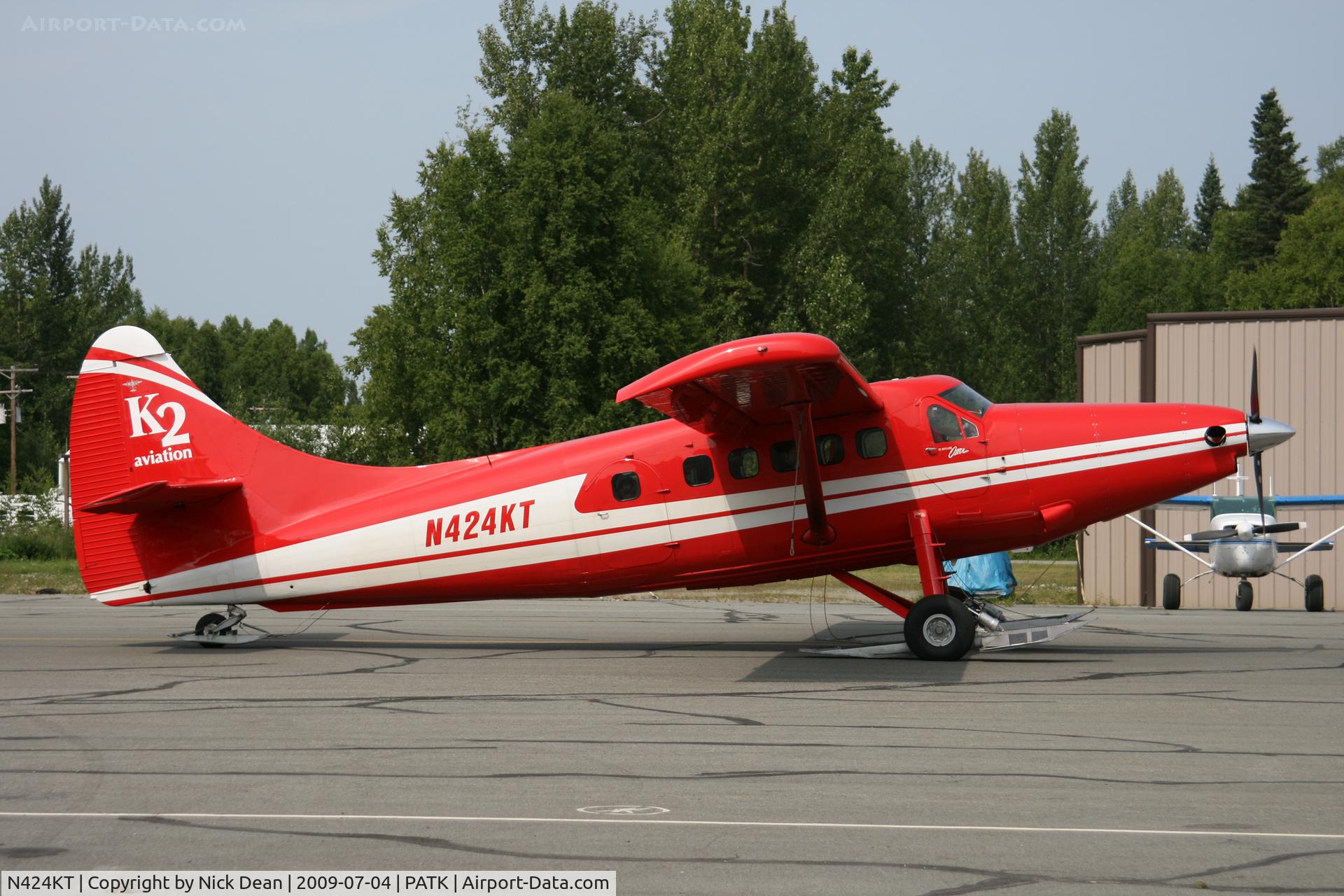 N424KT, 1958 De Havilland Canada DHC-3 Otter C/N 338, PATK
