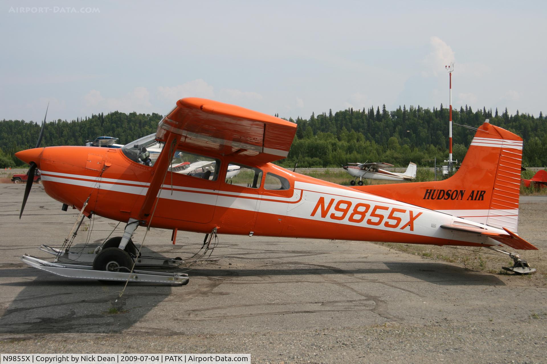 N9855X, 1961 Cessna 185 Skywagon C/N 1850055, PATK
