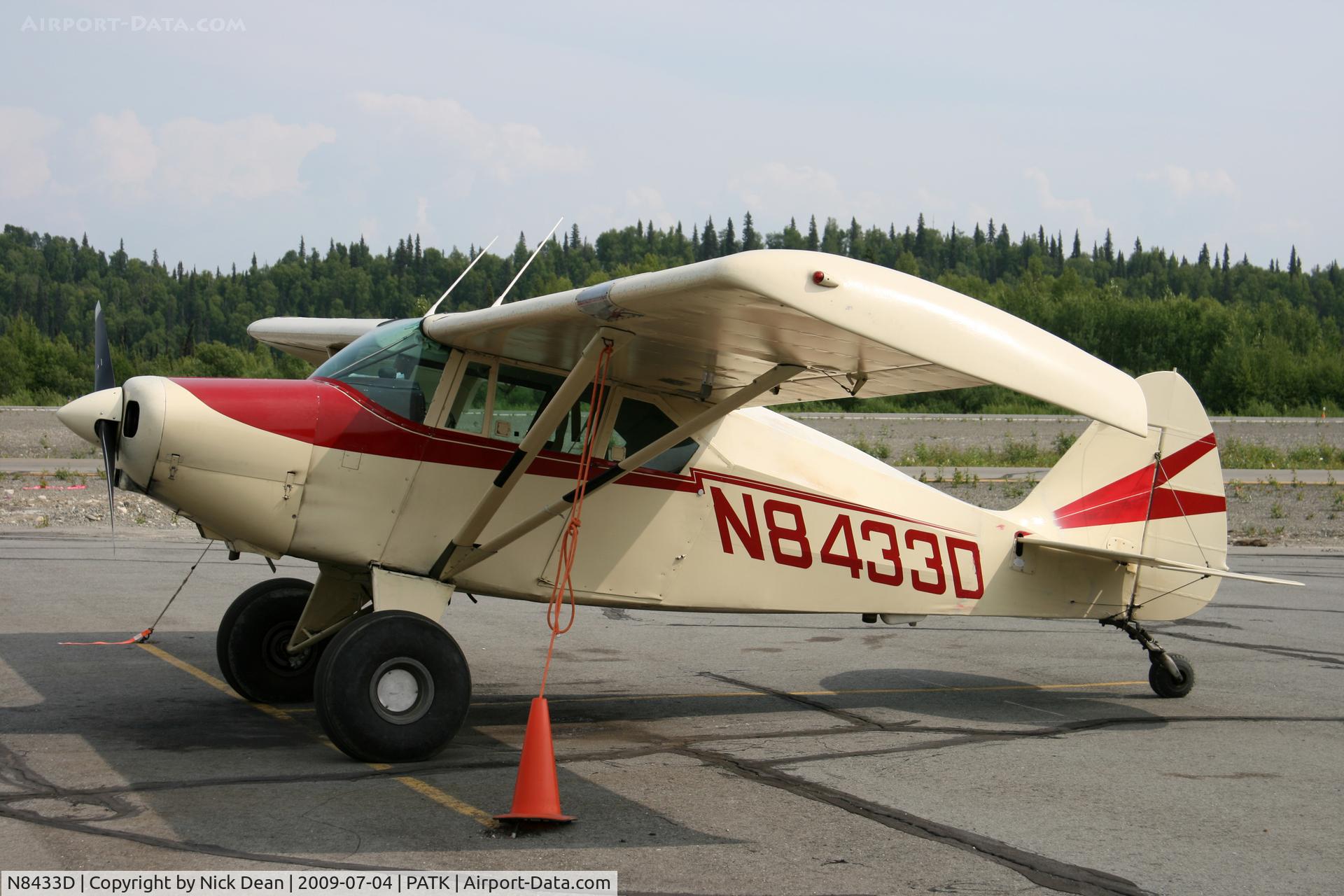 N8433D, 1957 Piper PA-22-160 Tri Pacer C/N 22-5688, PATK