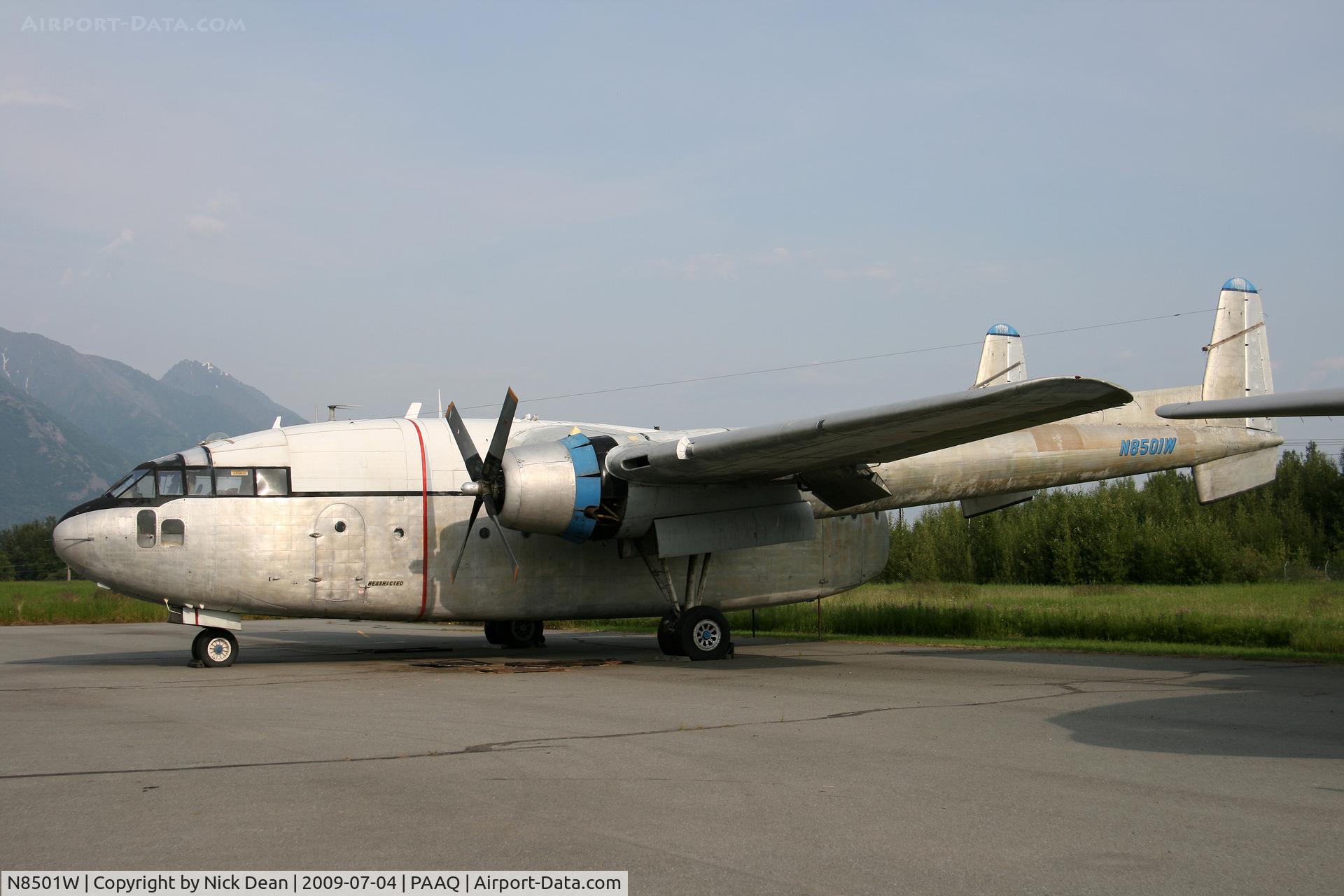 N8501W, 1952 Fairchild C-119F (R4Q-2) Packet C/N 10880, PAAQ