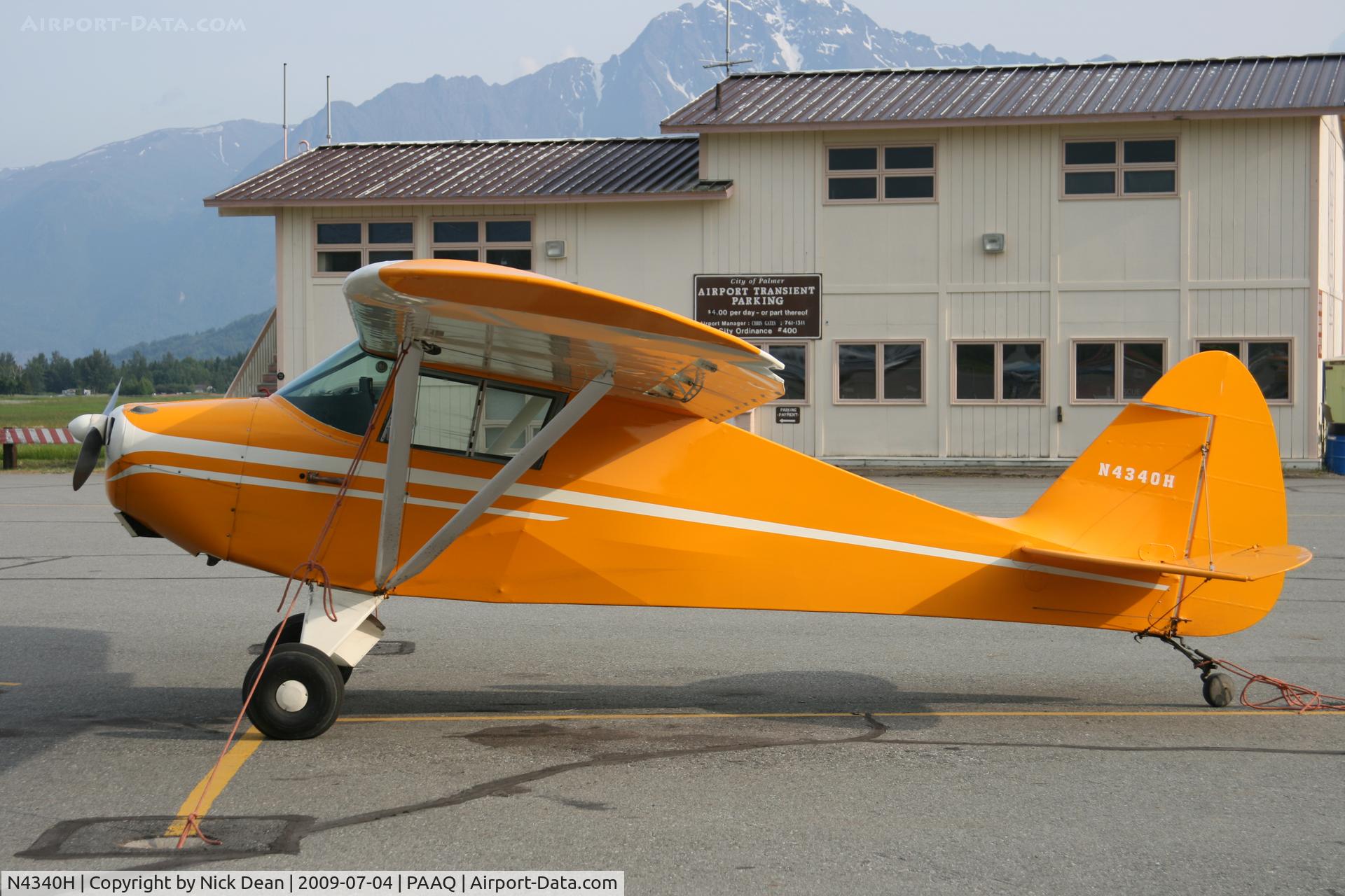 N4340H, 1948 Piper PA-15 Vagabond Vagabond C/N 15-125, PAAQ