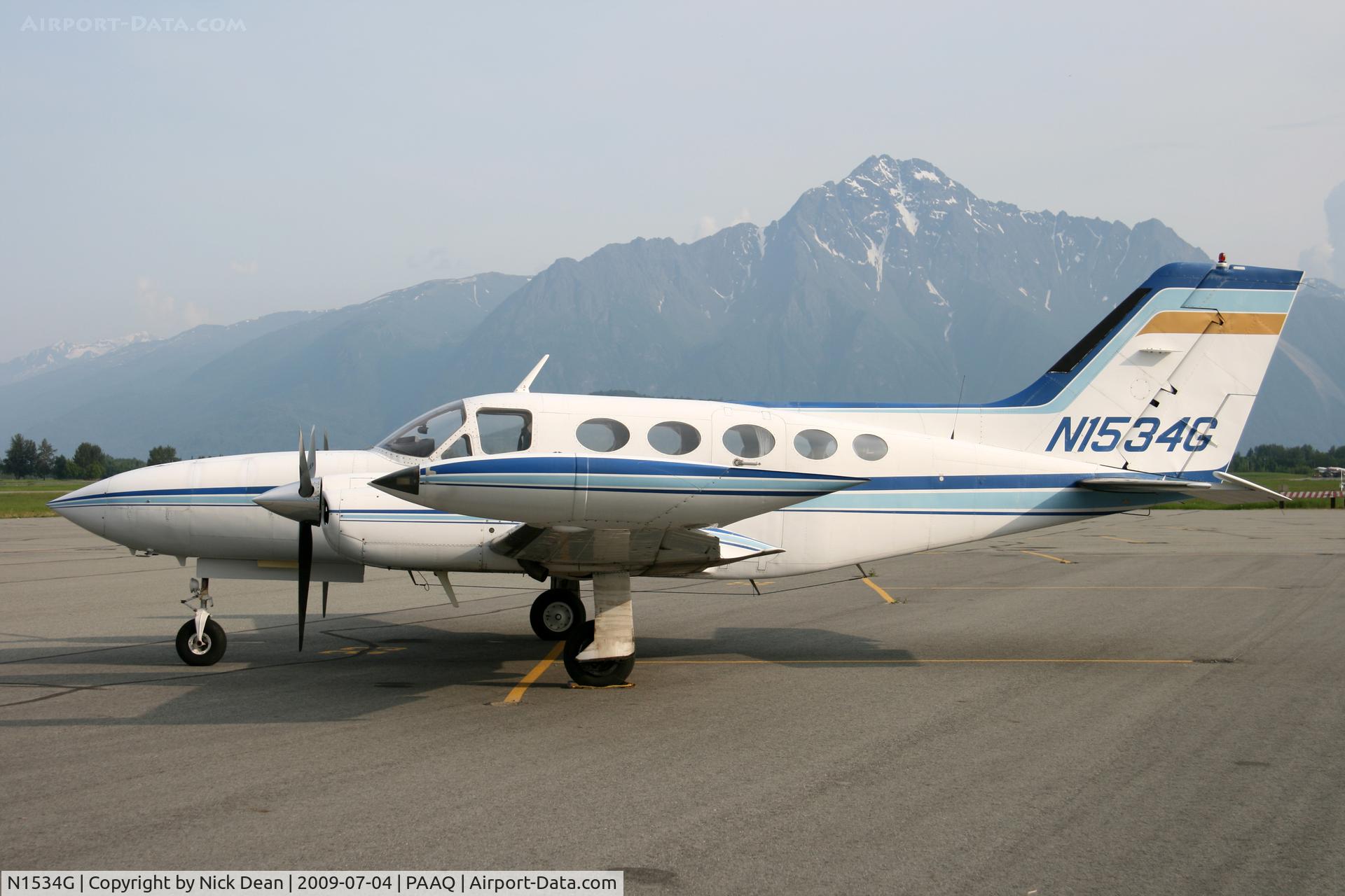 N1534G, 1974 Cessna 421B Golden Eagle C/N 421B0630, PAAQ