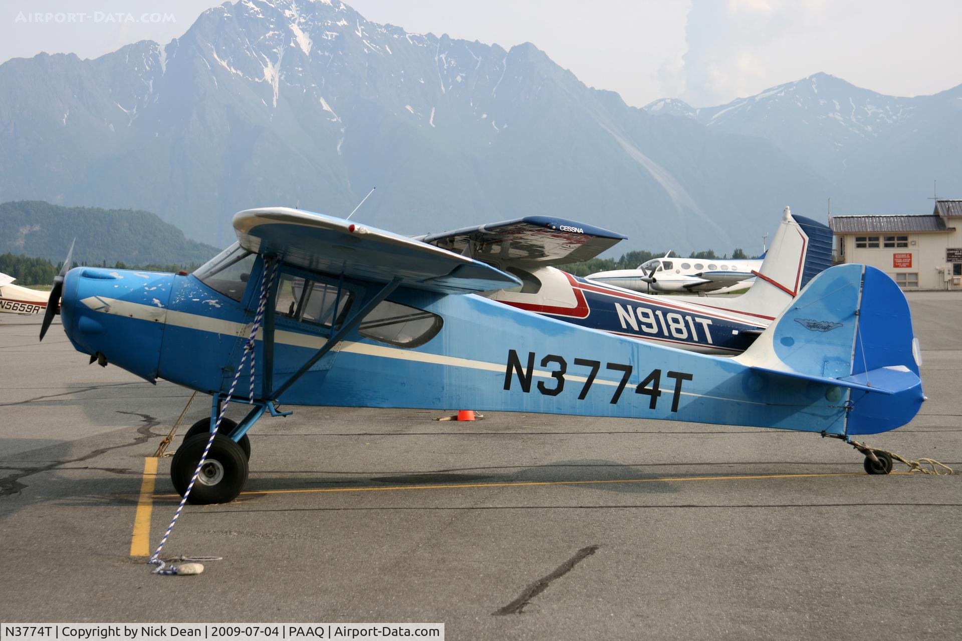 N3774T, 1978 Taylorcraft F-19 Sportsman C/N F-115, PAAQ