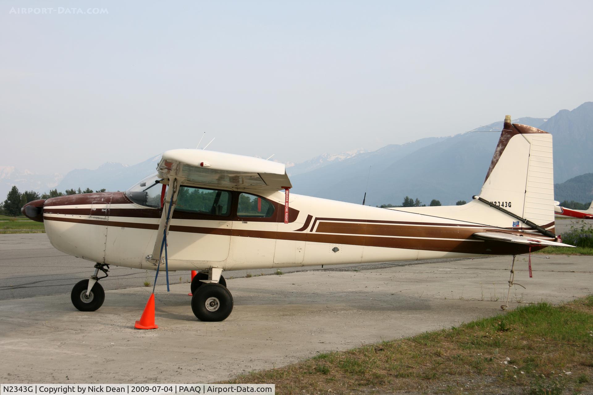 N2343G, 1958 Cessna 182B Skylane C/N 51643, PAAQ