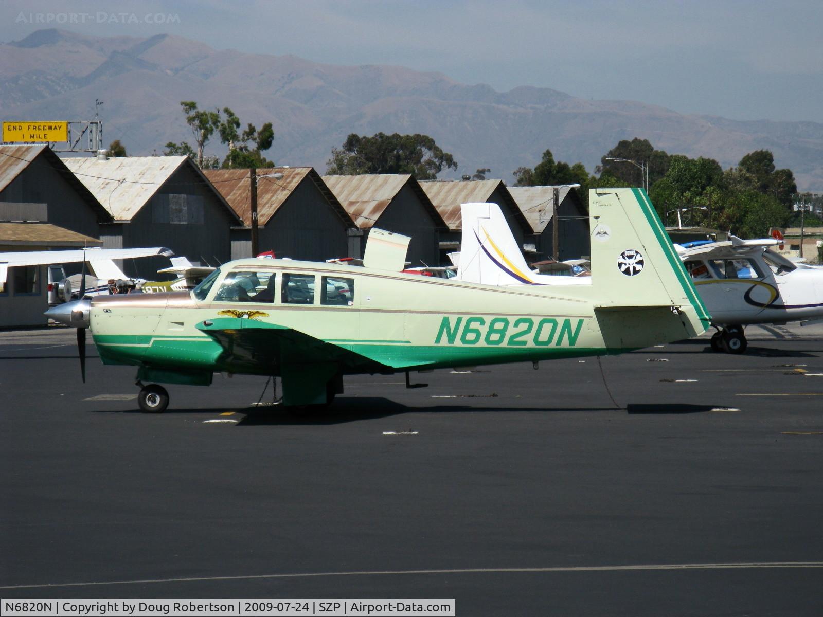 N6820N, 1968 Mooney M-20G Statesman C/N 680107, 1968 Mooney M20G STATESMAN, Lycoming O&VO-360 180 Hp, Alaska visitor